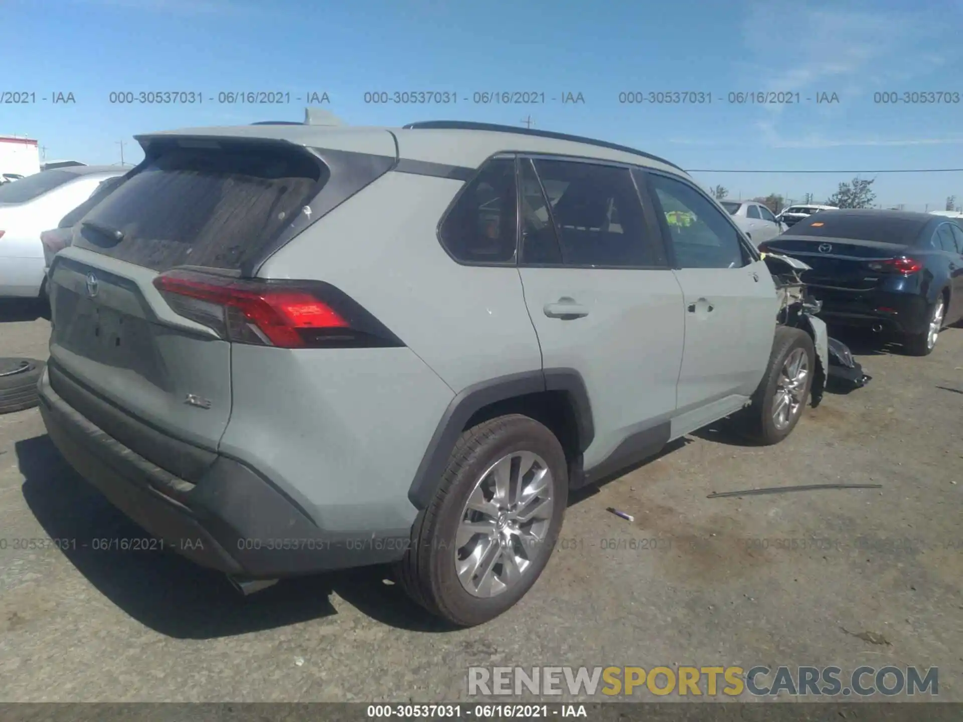 4 Photograph of a damaged car 2T3C1RFV8MW111642 TOYOTA RAV4 2021