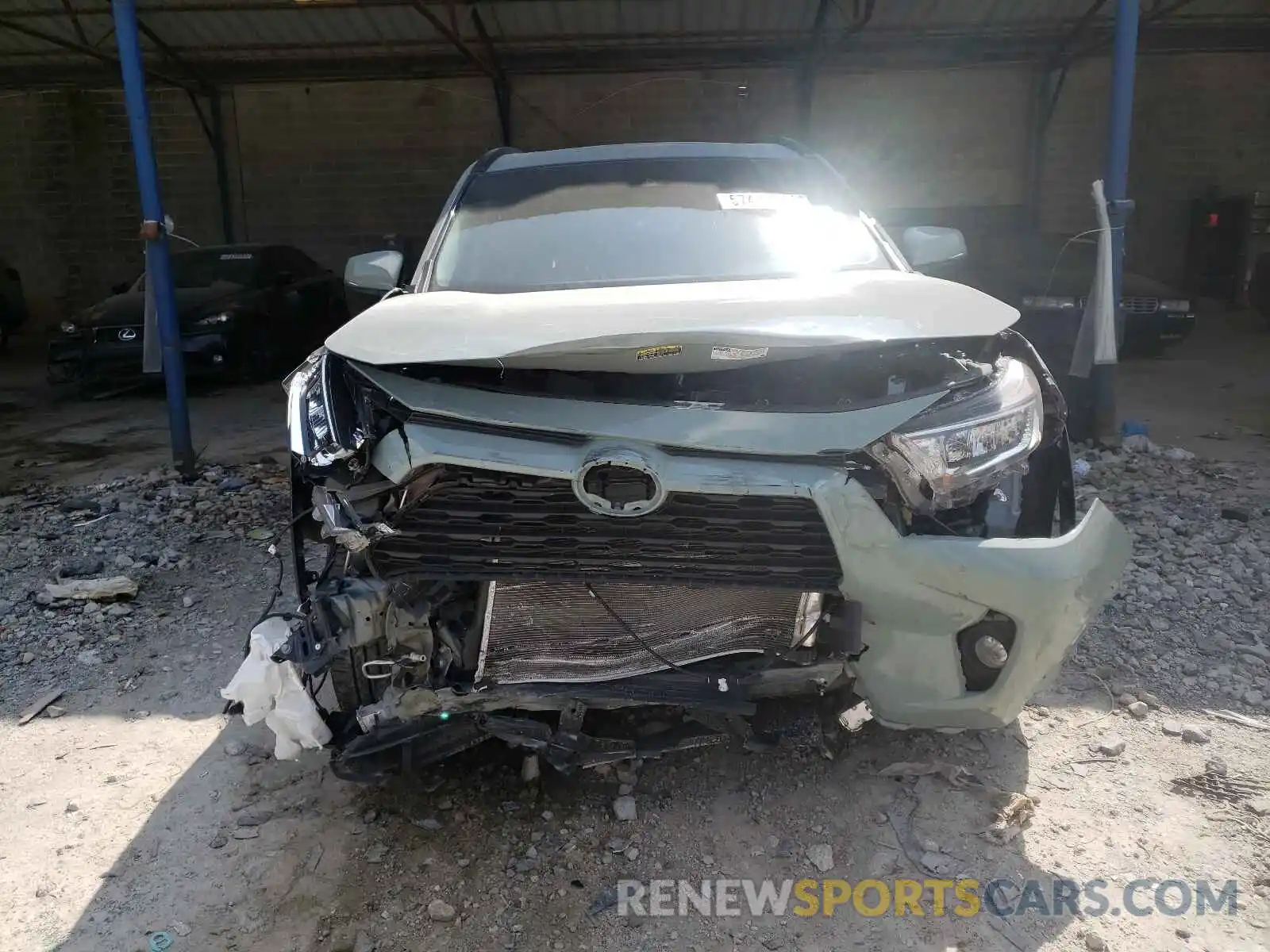 9 Фотография поврежденного автомобиля 2T3C1RFV8MW134662 TOYOTA RAV4 2021