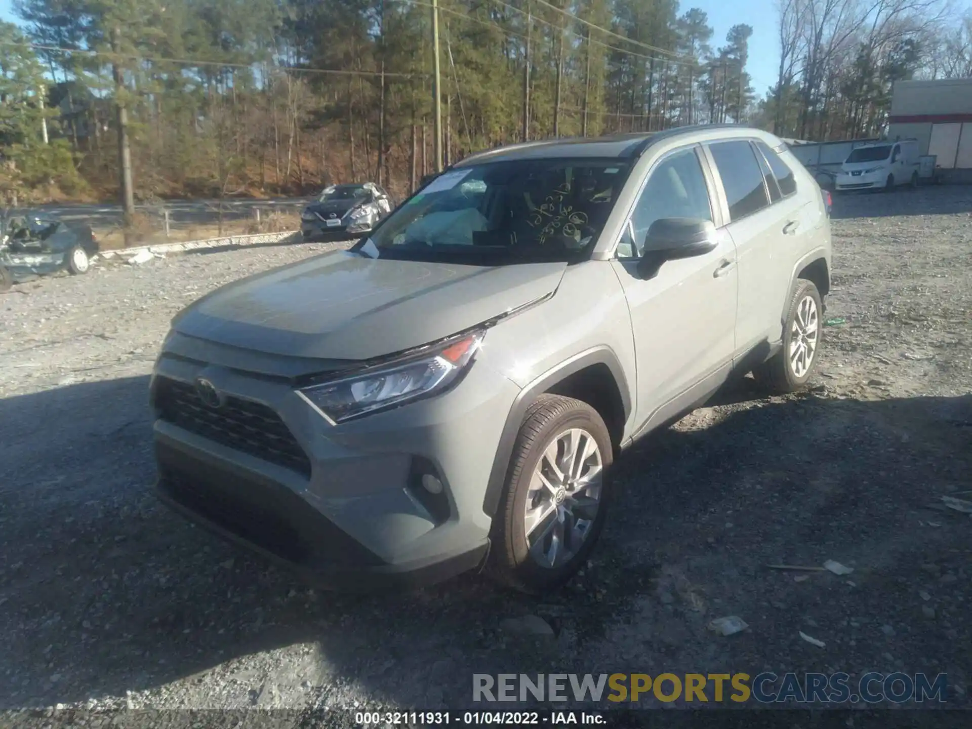 2 Photograph of a damaged car 2T3C1RFV8MW138906 TOYOTA RAV4 2021