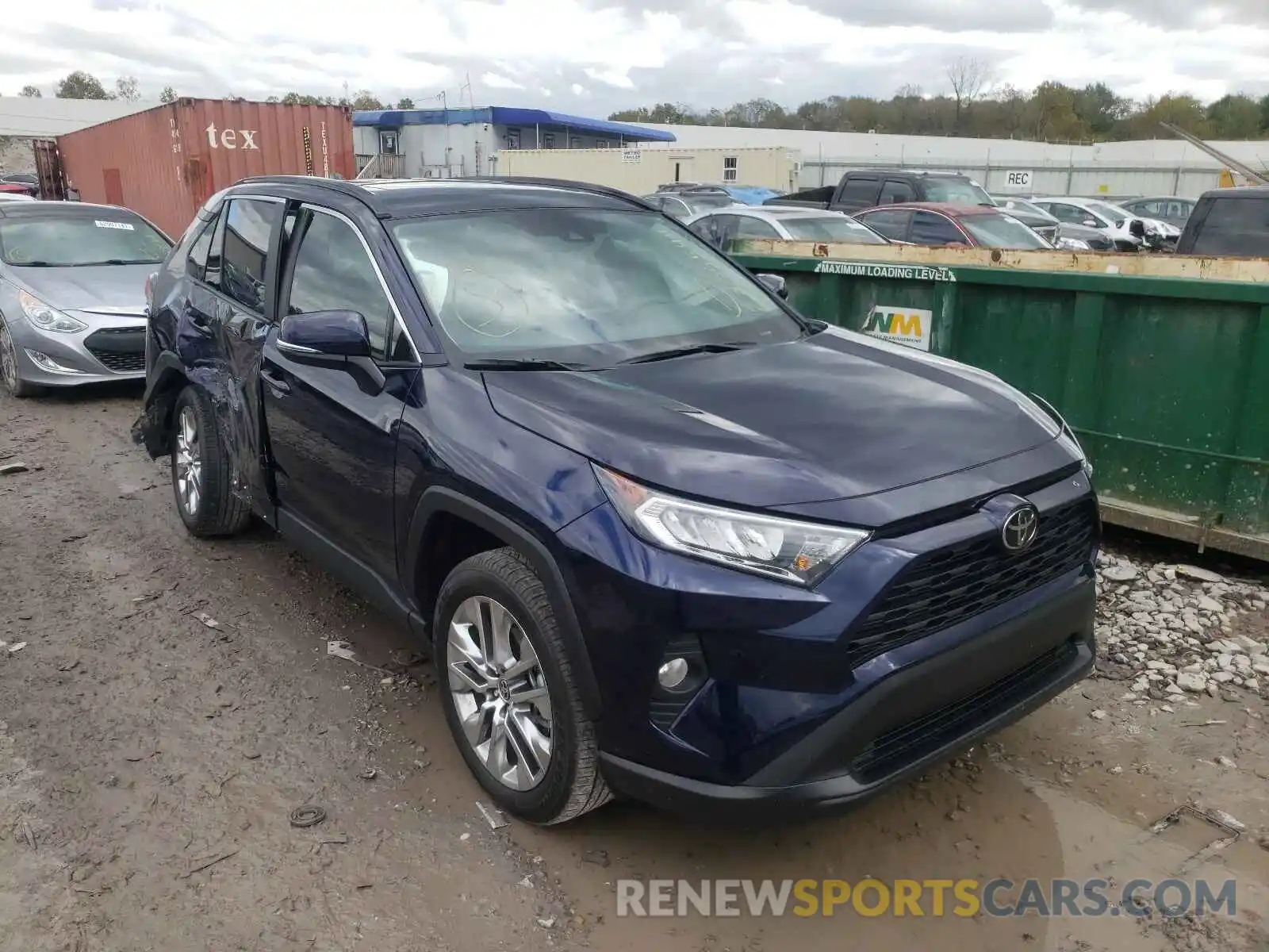 1 Photograph of a damaged car 2T3C1RFV8MW159481 TOYOTA RAV4 2021