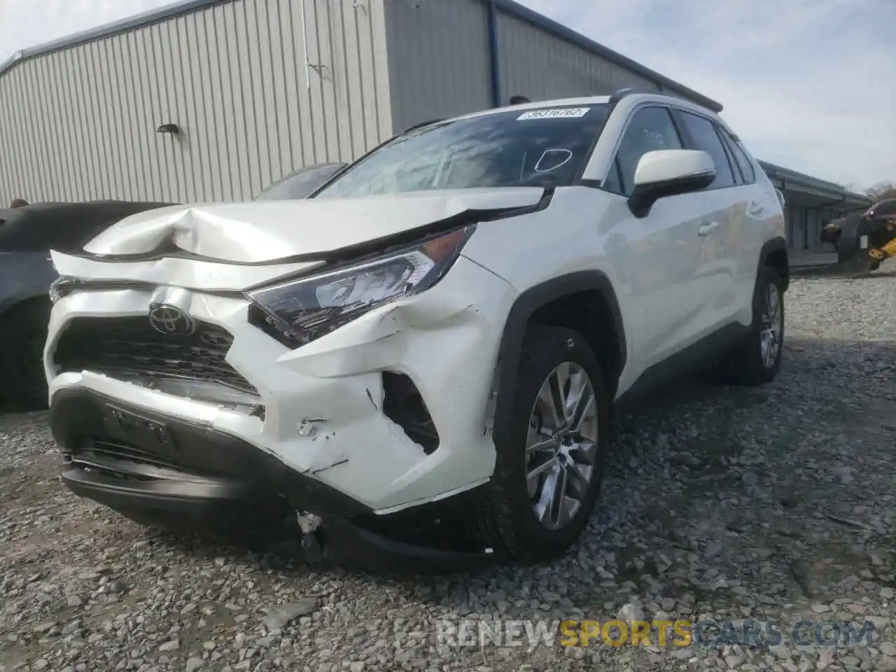 2 Photograph of a damaged car 2T3C1RFV8MW172800 TOYOTA RAV4 2021