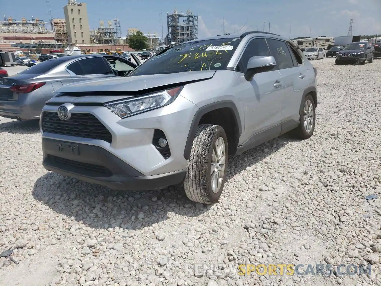 2 Photograph of a damaged car 2T3C1RFV9MC102045 TOYOTA RAV4 2021