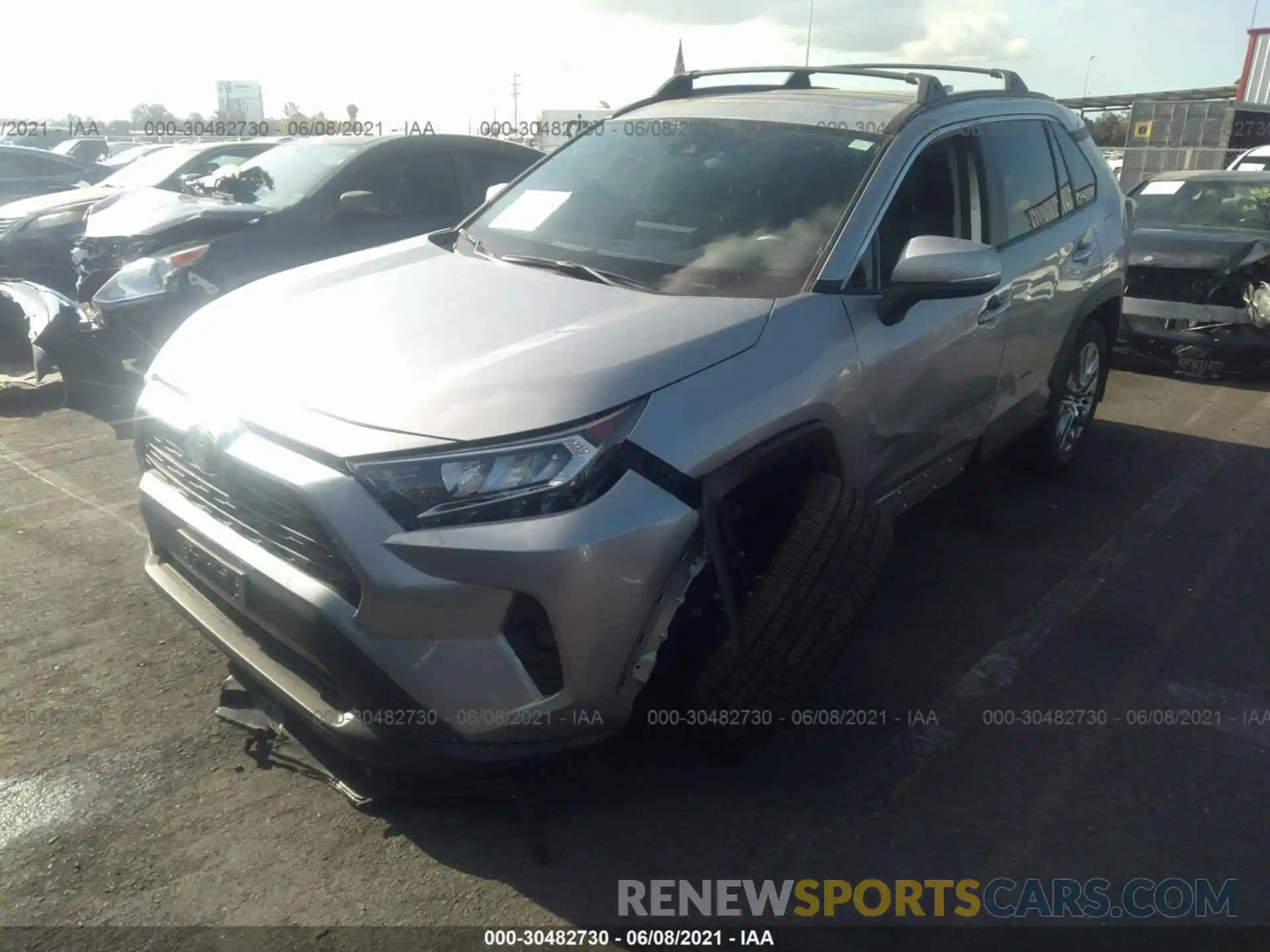 2 Photograph of a damaged car 2T3C1RFV9MC108346 TOYOTA RAV4 2021