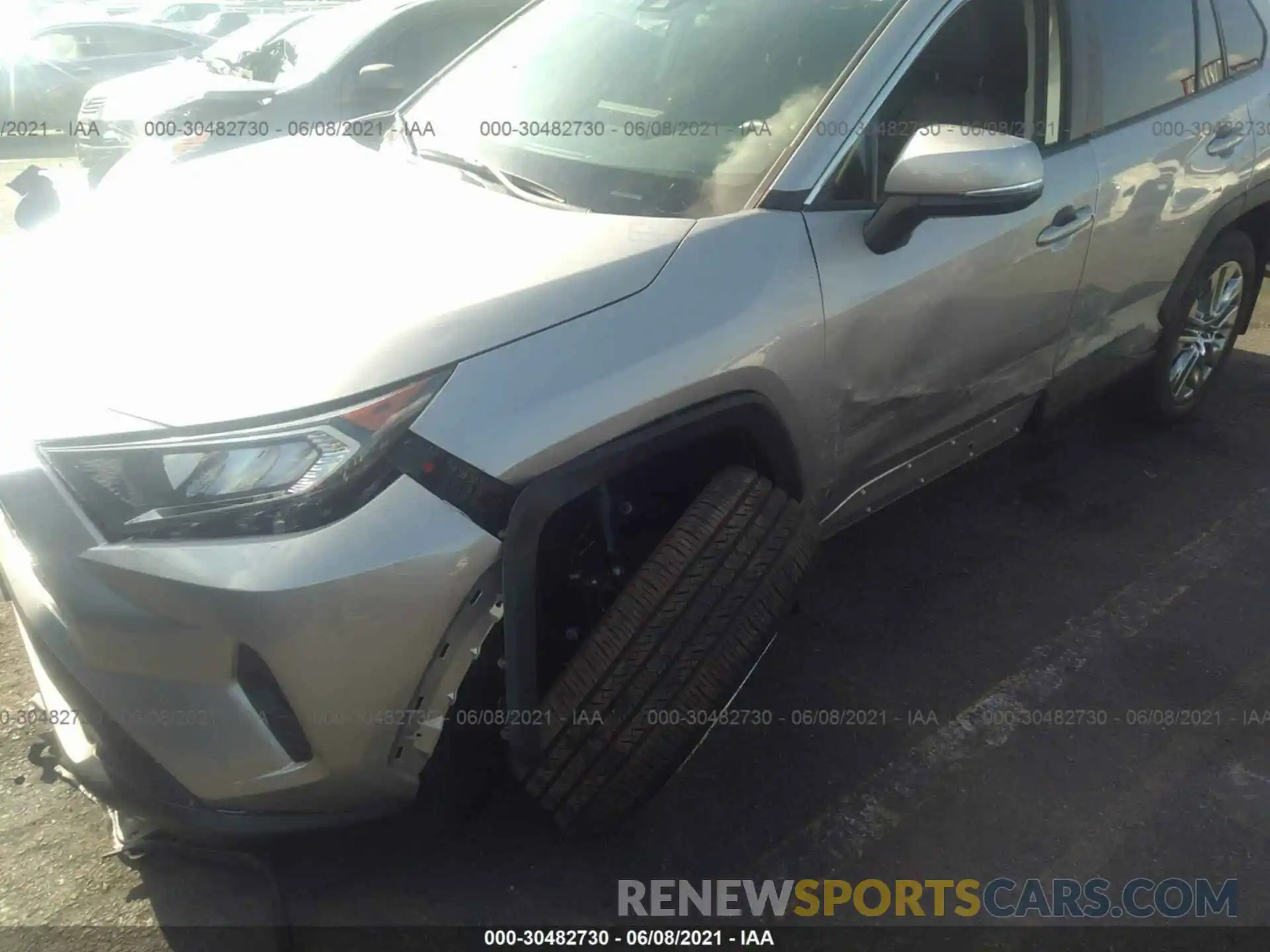 6 Фотография поврежденного автомобиля 2T3C1RFV9MC108346 TOYOTA RAV4 2021