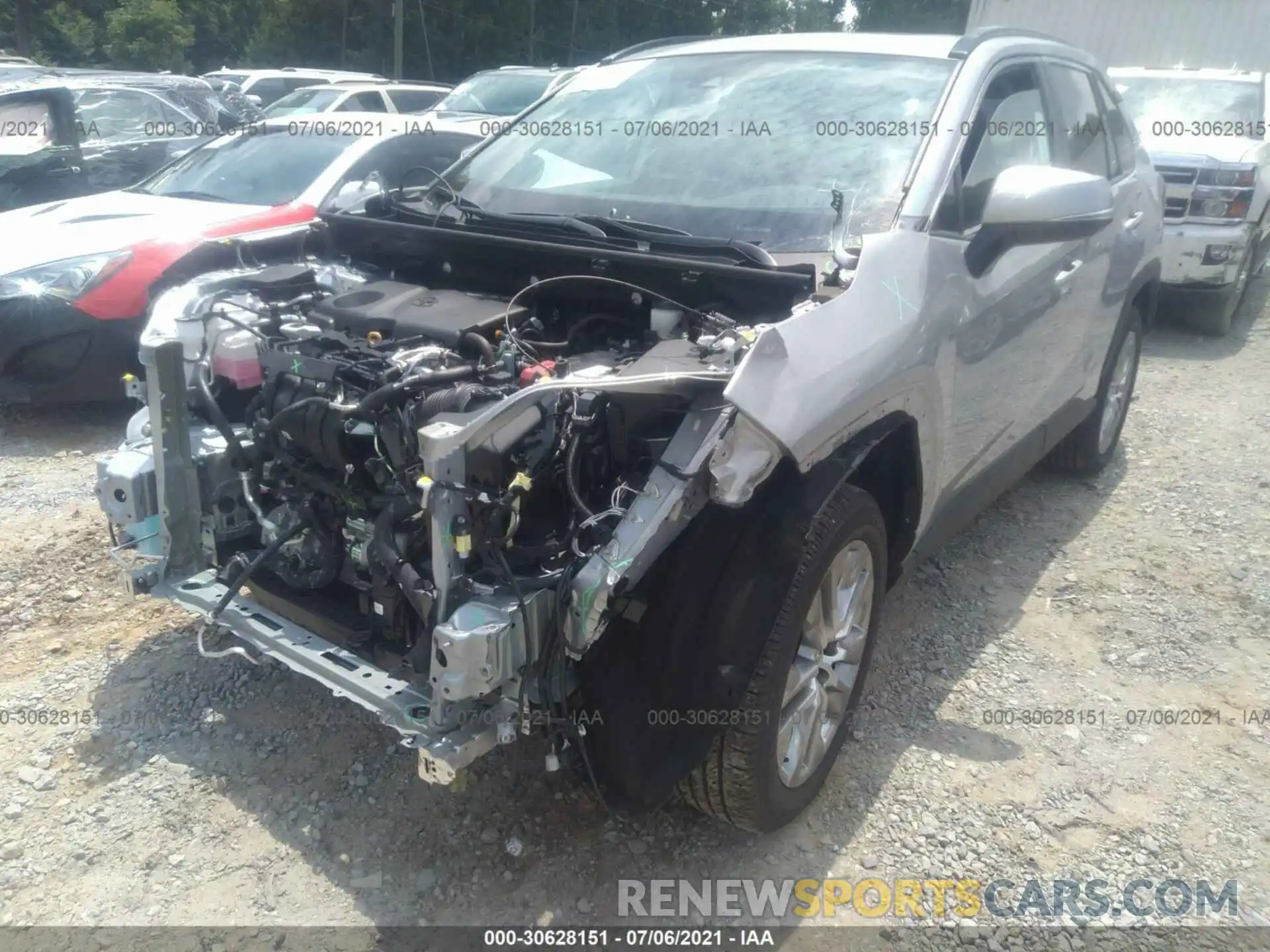 2 Photograph of a damaged car 2T3C1RFV9MC115961 TOYOTA RAV4 2021