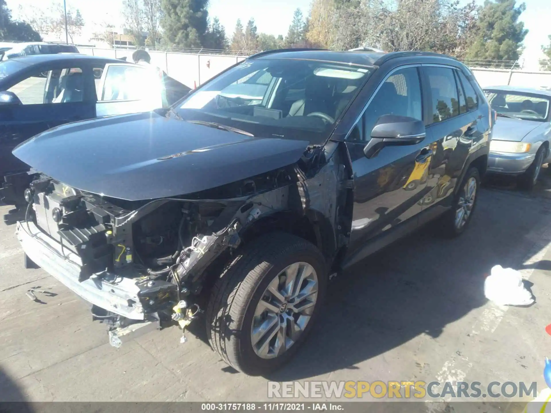 2 Photograph of a damaged car 2T3C1RFV9MC118293 TOYOTA RAV4 2021