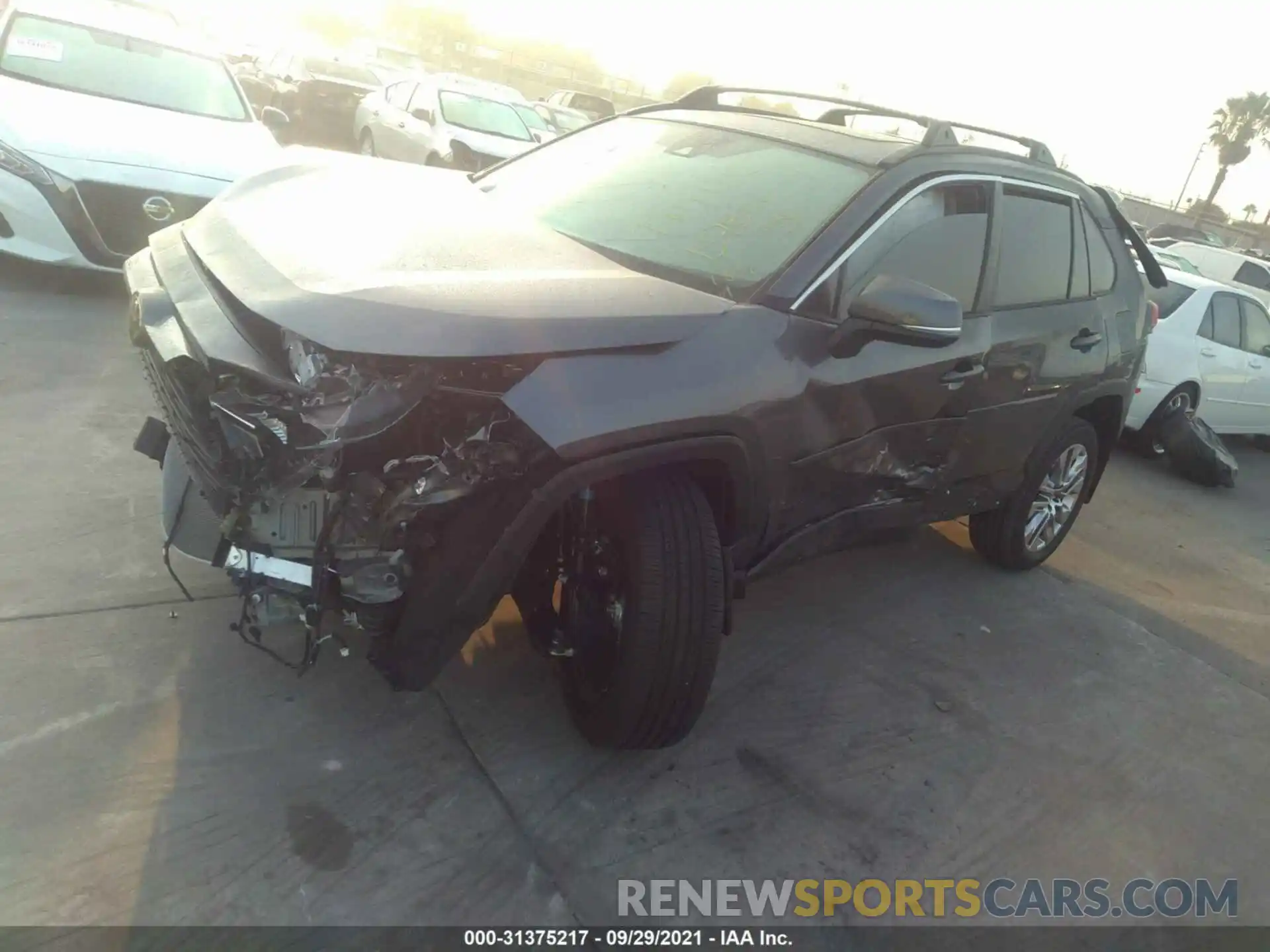 2 Photograph of a damaged car 2T3C1RFV9MC137801 TOYOTA RAV4 2021