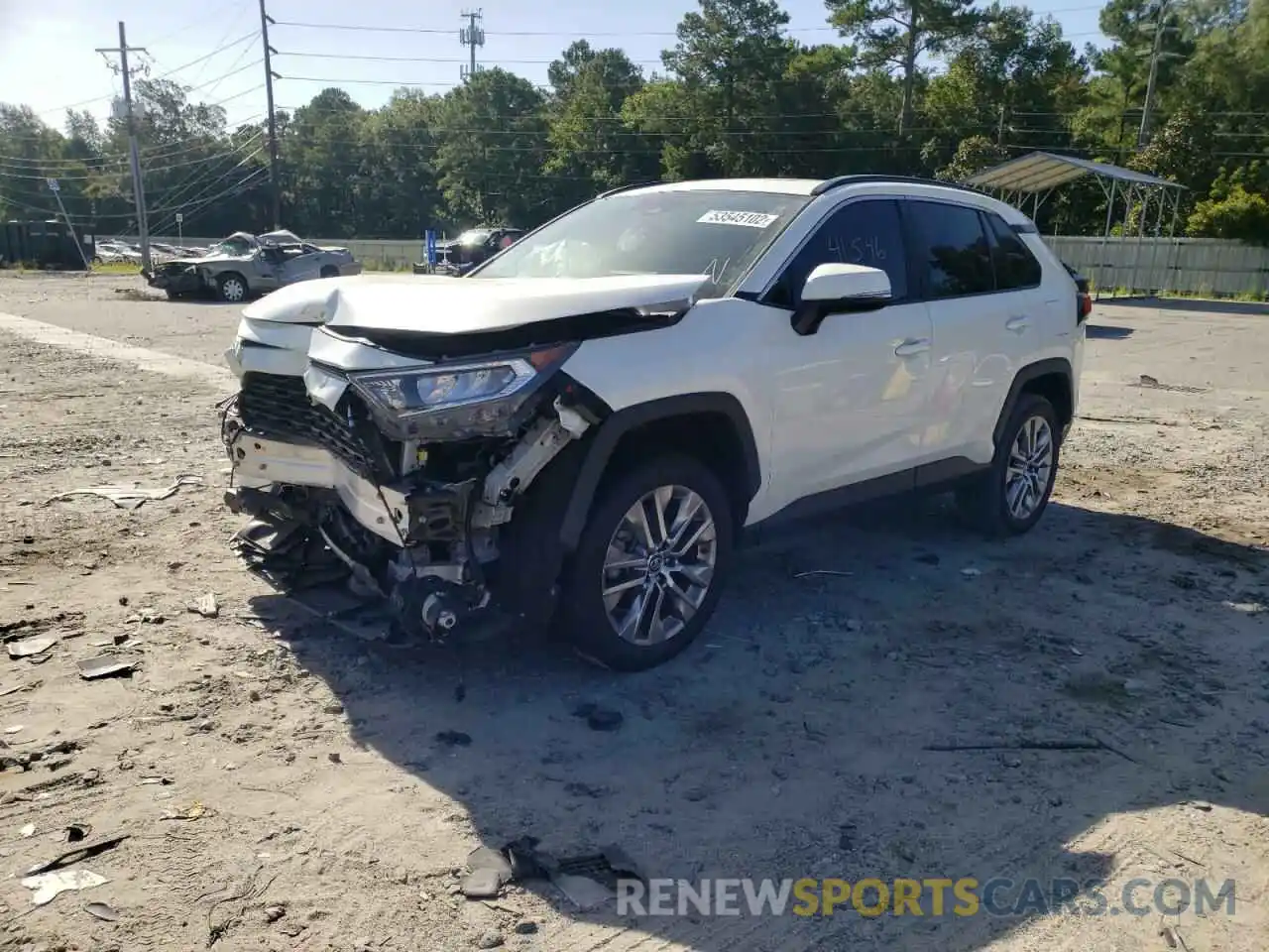 2 Photograph of a damaged car 2T3C1RFV9MW118857 TOYOTA RAV4 2021