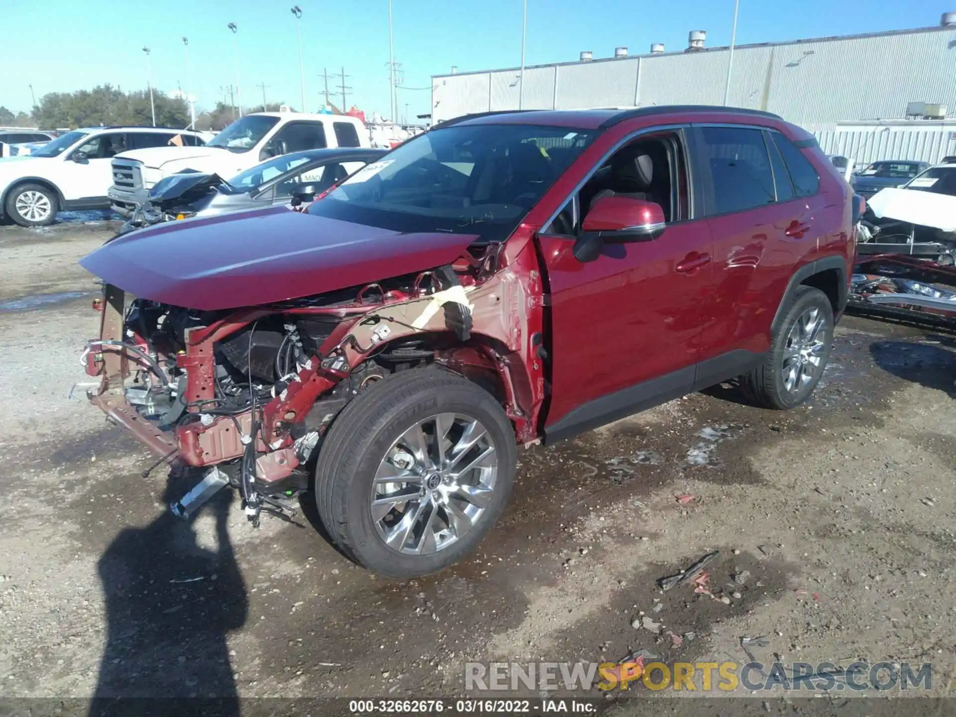 2 Photograph of a damaged car 2T3C1RFV9MW153124 TOYOTA RAV4 2021