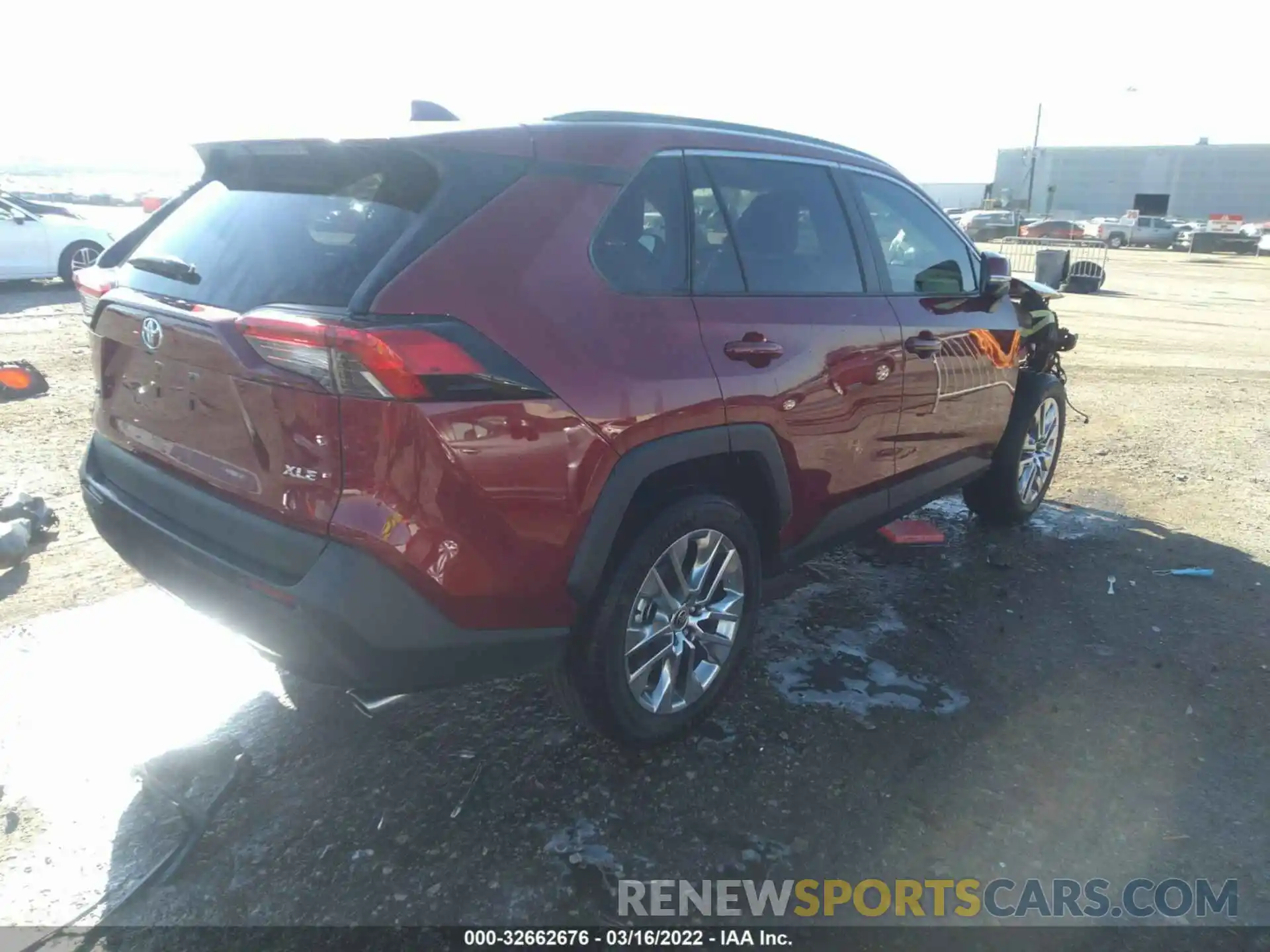 4 Photograph of a damaged car 2T3C1RFV9MW153124 TOYOTA RAV4 2021