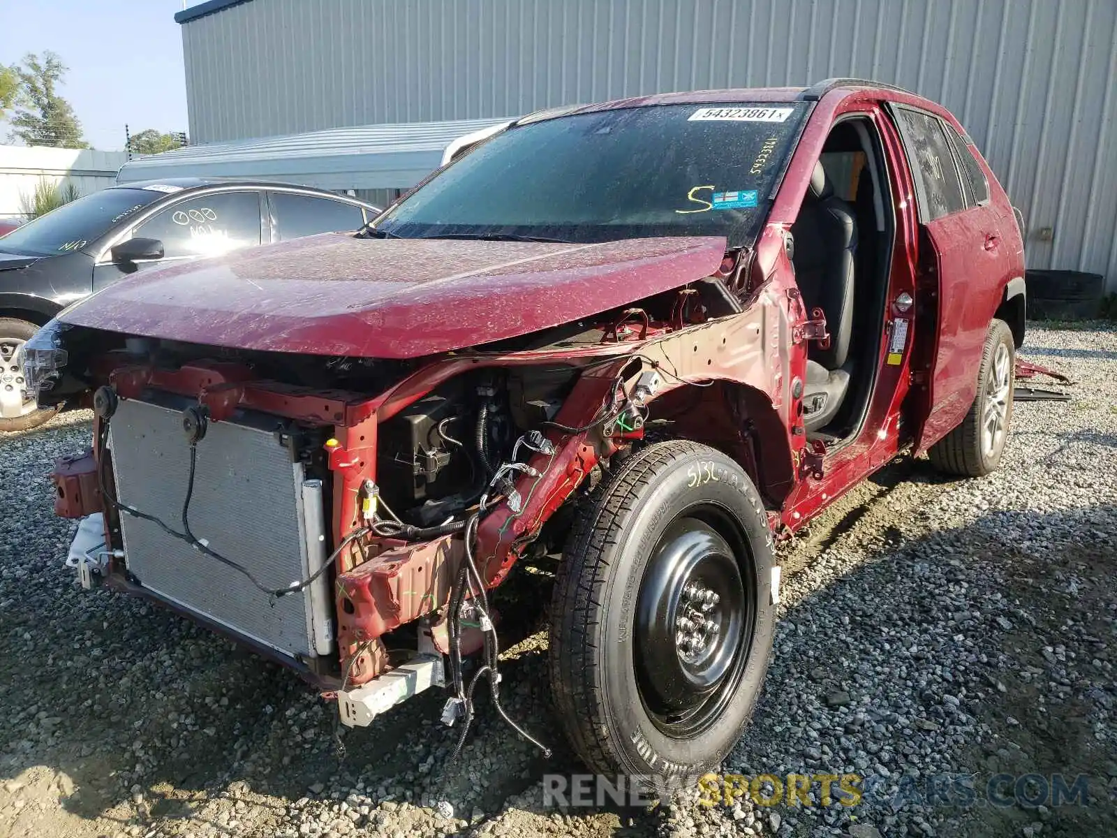 2 Photograph of a damaged car 2T3C1RFV9MW153804 TOYOTA RAV4 2021