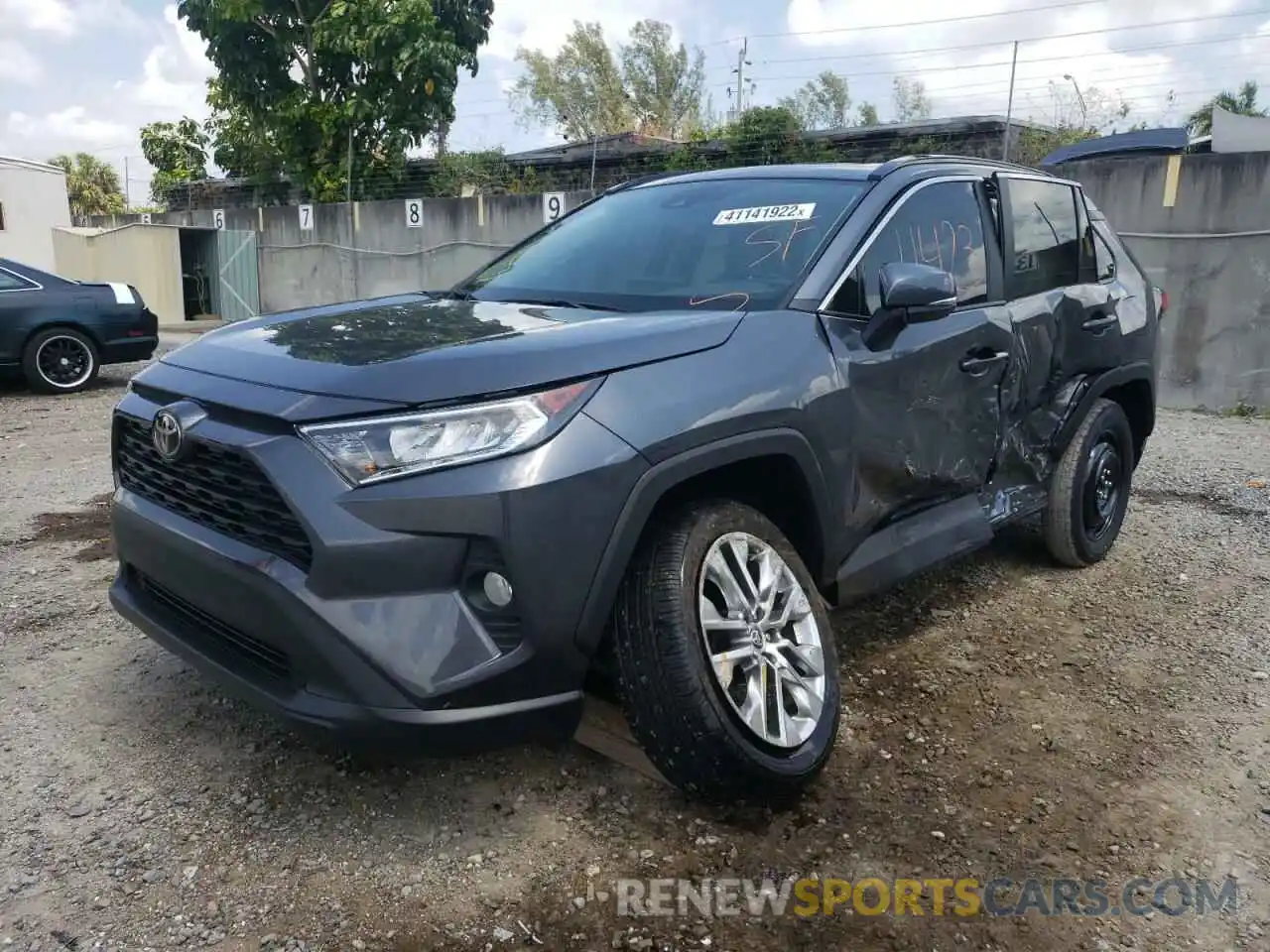 2 Photograph of a damaged car 2T3C1RFV9MW168626 TOYOTA RAV4 2021