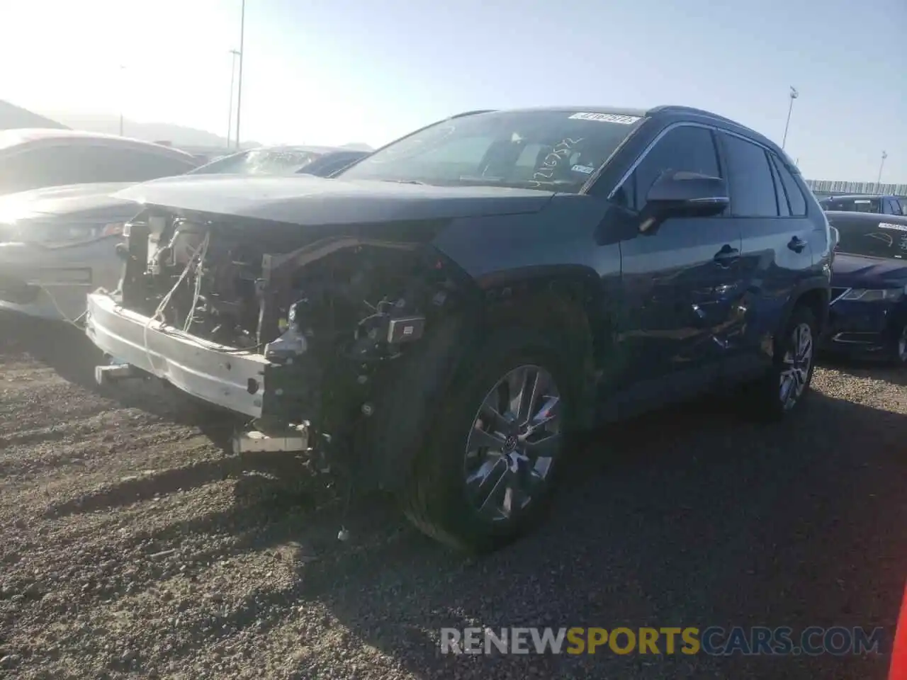 2 Photograph of a damaged car 2T3C1RFVXMC085966 TOYOTA RAV4 2021