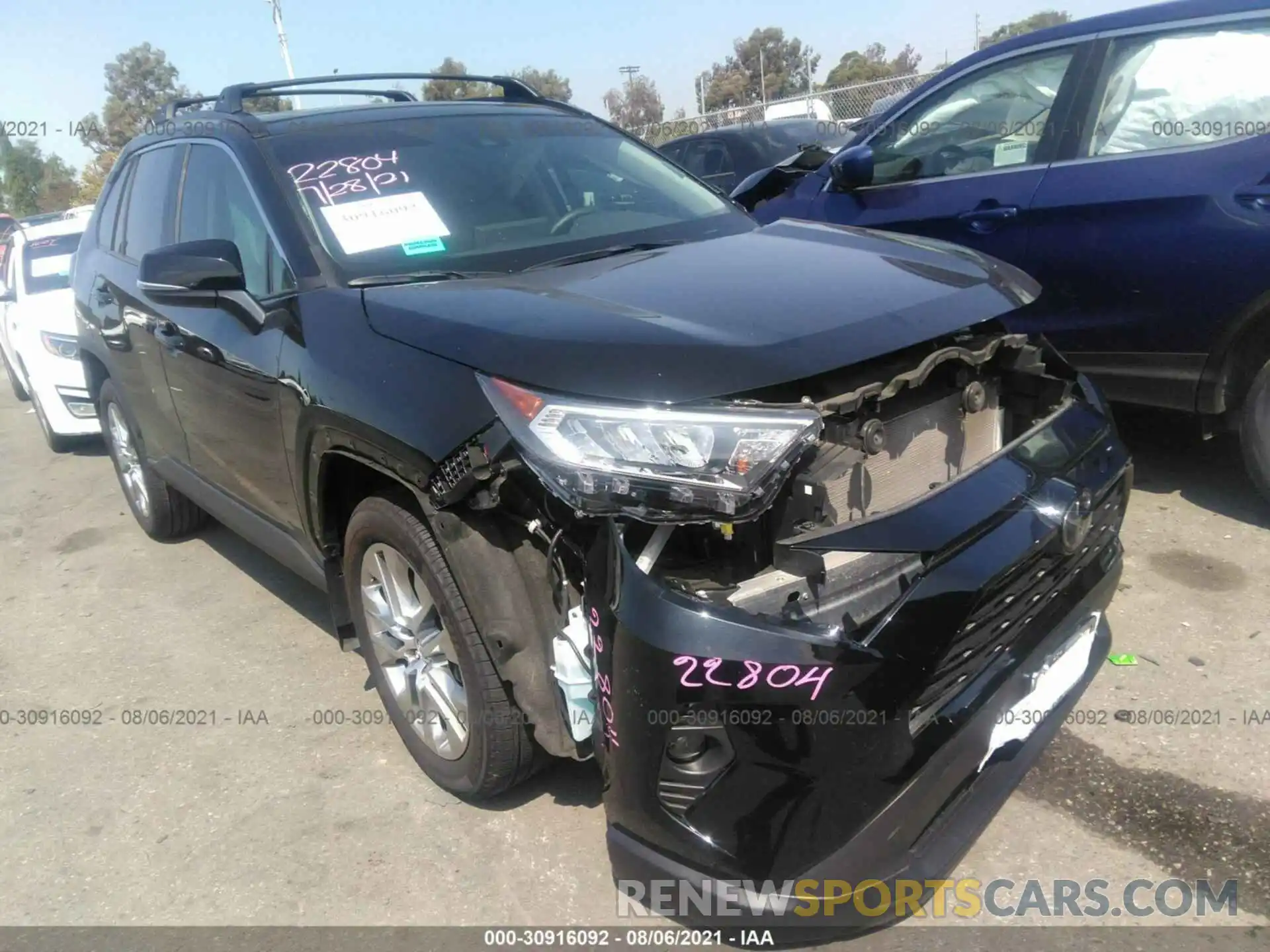 1 Photograph of a damaged car 2T3C1RFVXMC088091 TOYOTA RAV4 2021