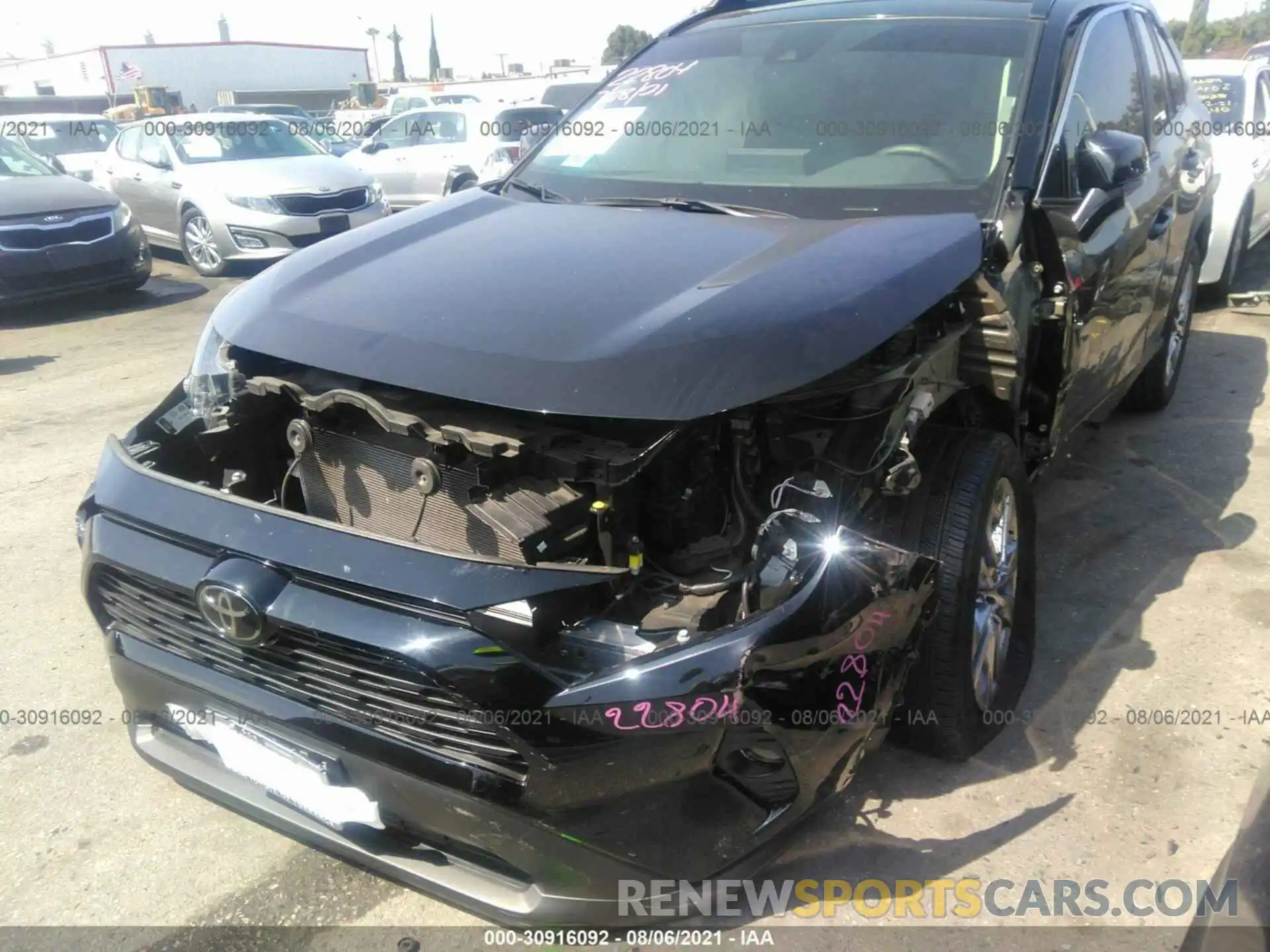 2 Photograph of a damaged car 2T3C1RFVXMC088091 TOYOTA RAV4 2021