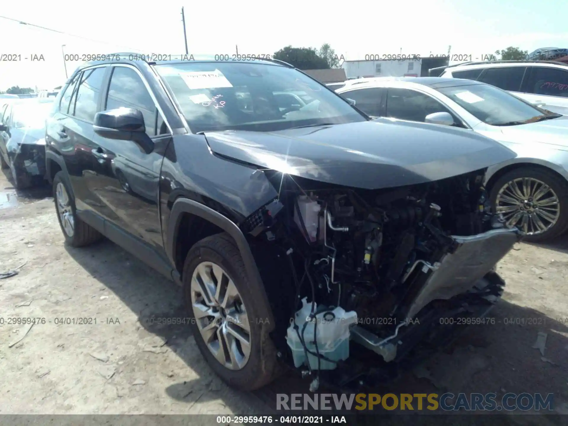 1 Photograph of a damaged car 2T3C1RFVXMC095445 TOYOTA RAV4 2021