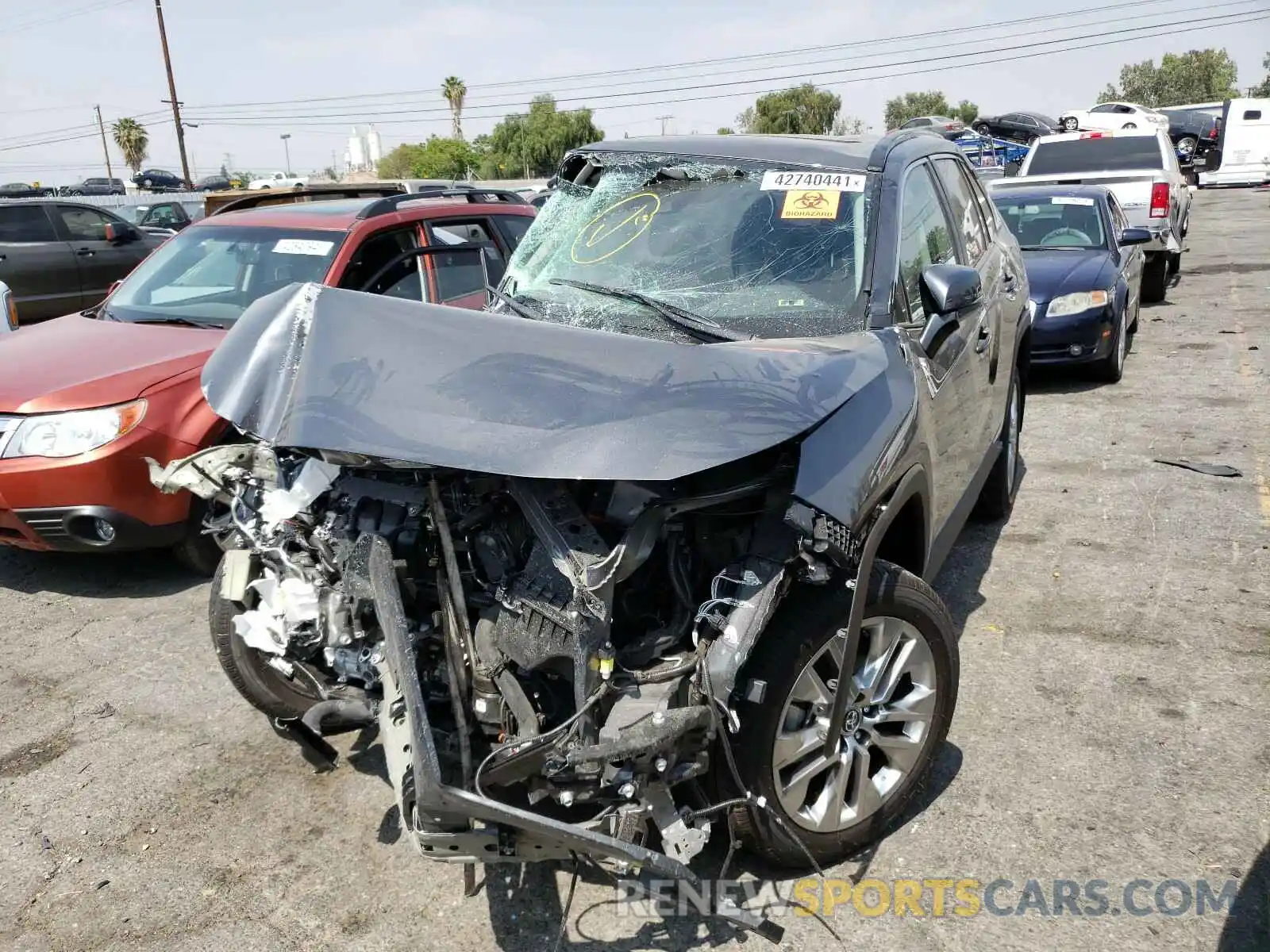 2 Photograph of a damaged car 2T3C1RFVXMC106511 TOYOTA RAV4 2021