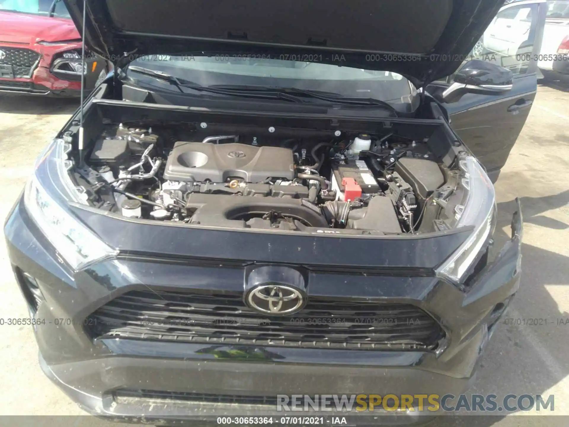 10 Фотография поврежденного автомобиля 2T3C1RFVXMC115984 TOYOTA RAV4 2021