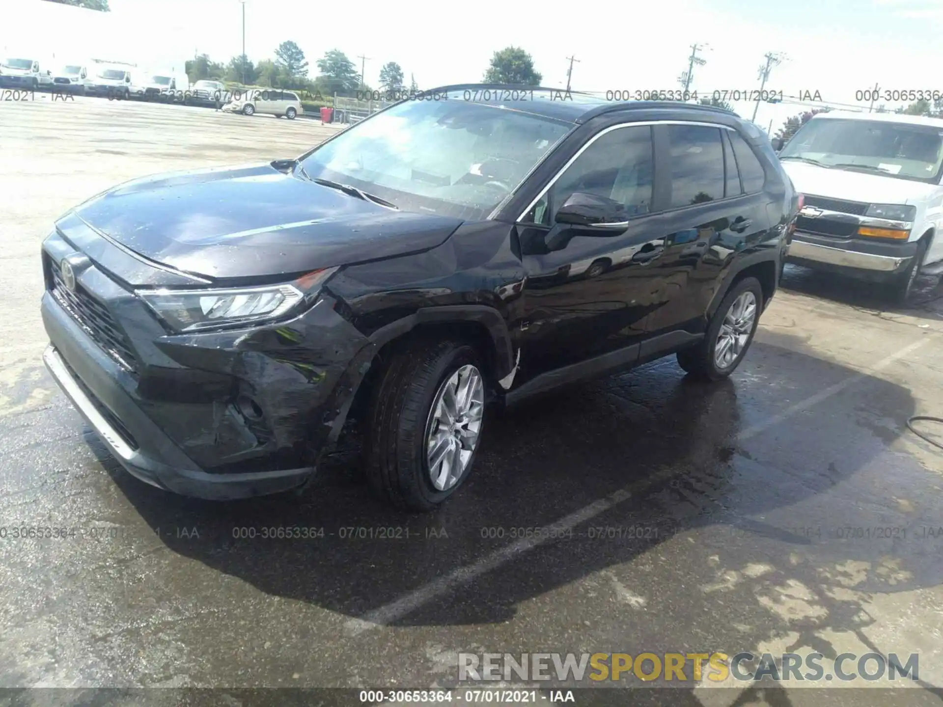 2 Фотография поврежденного автомобиля 2T3C1RFVXMC115984 TOYOTA RAV4 2021