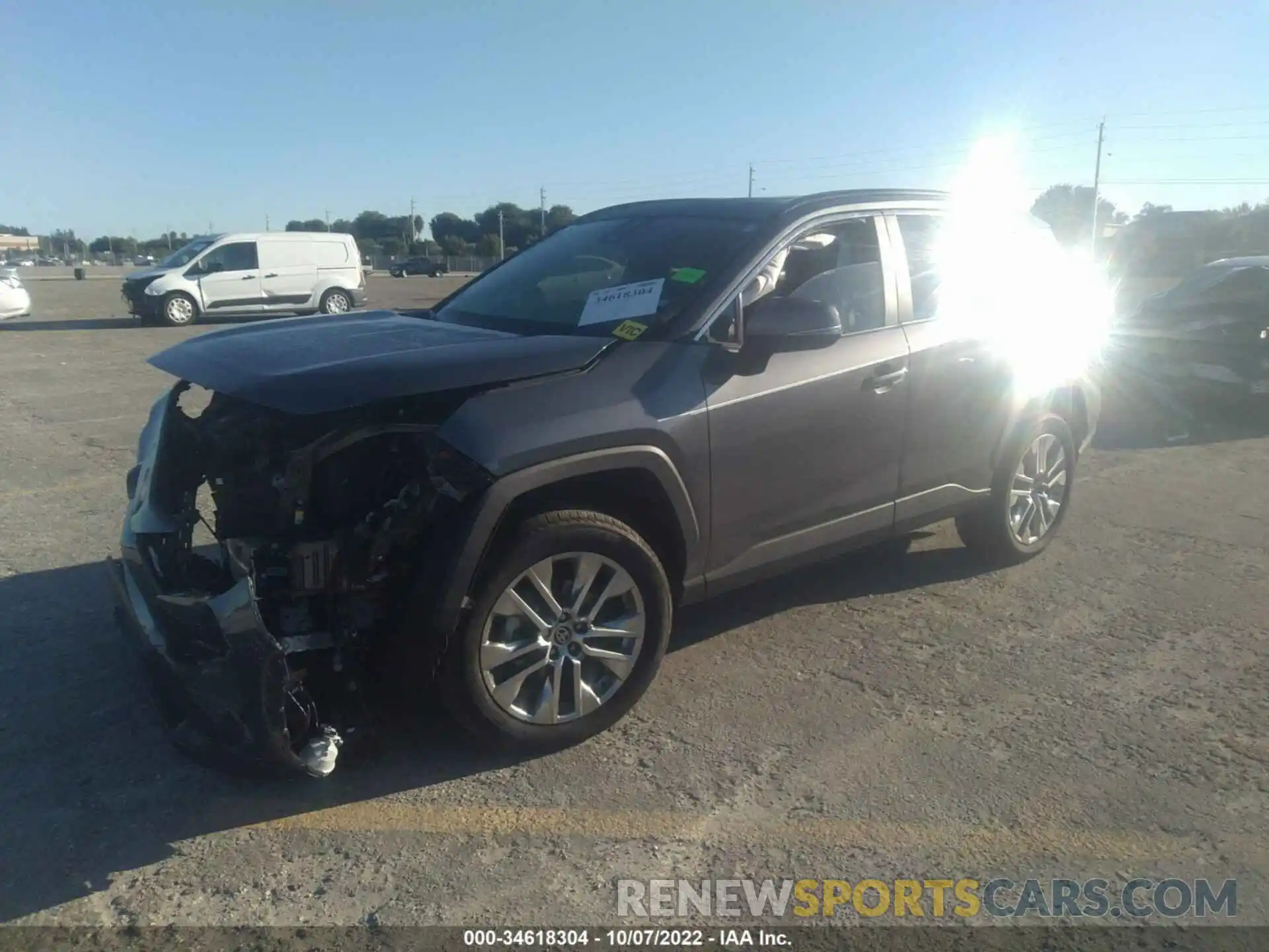 2 Photograph of a damaged car 2T3C1RFVXMC117055 TOYOTA RAV4 2021