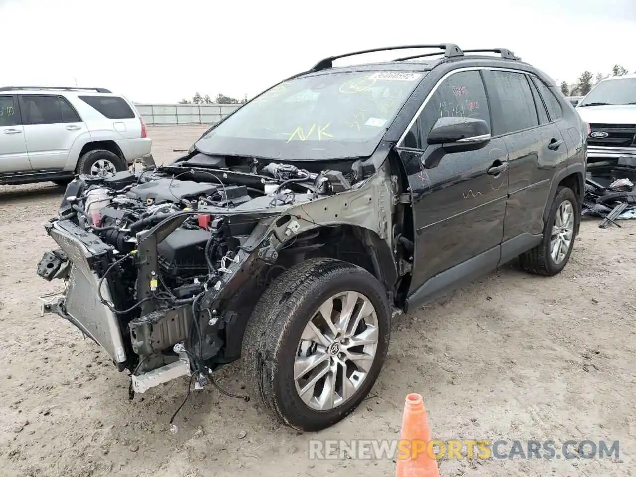 2 Photograph of a damaged car 2T3C1RFVXMC131697 TOYOTA RAV4 2021