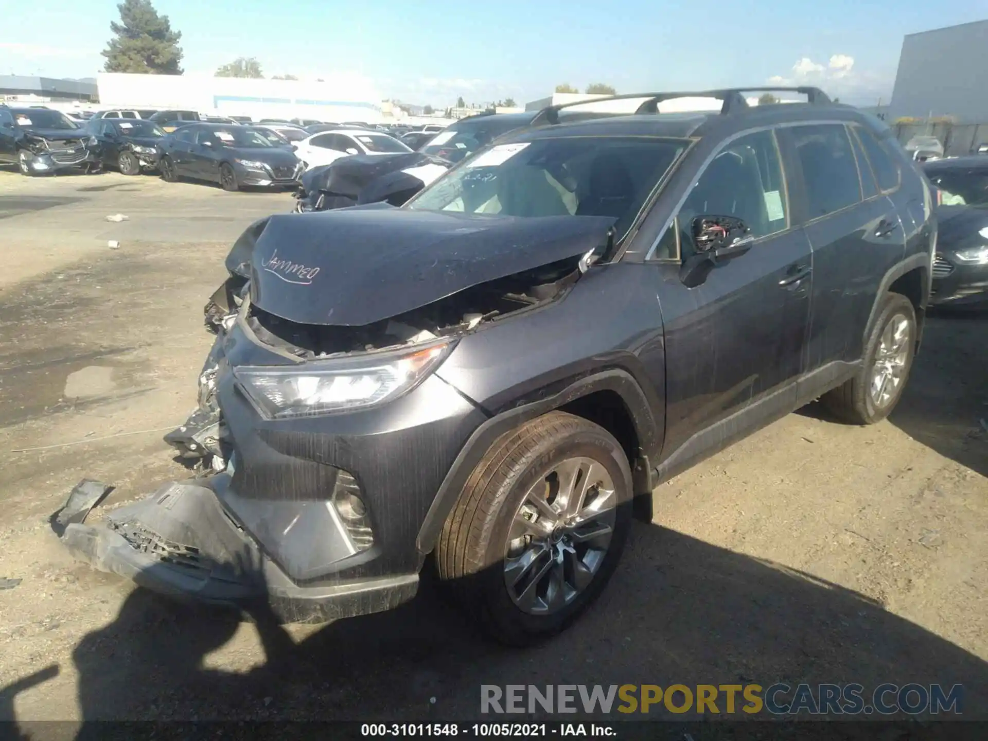 2 Photograph of a damaged car 2T3C1RFVXMC140433 TOYOTA RAV4 2021