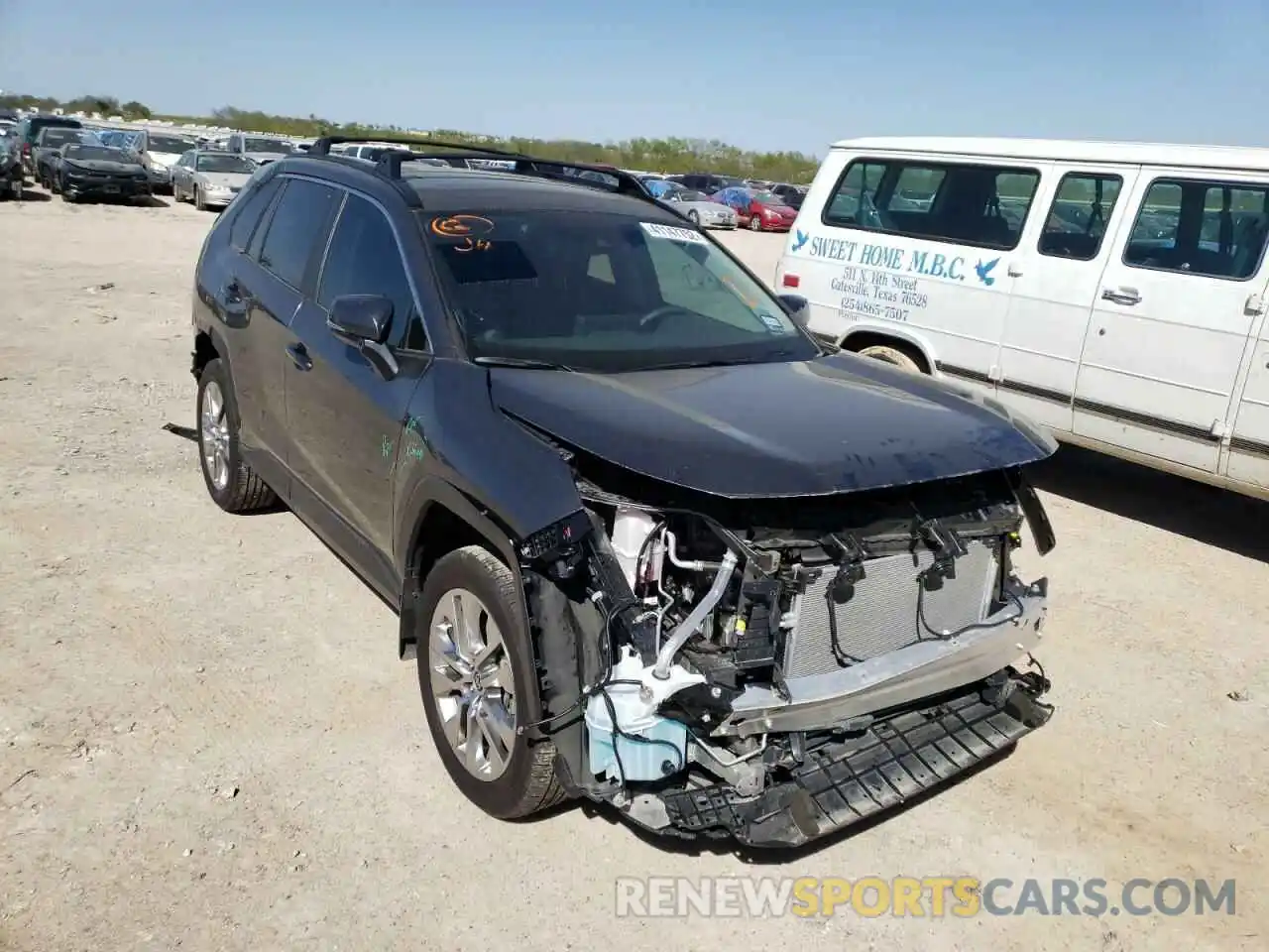 1 Photograph of a damaged car 2T3C1RFVXMC161623 TOYOTA RAV4 2021