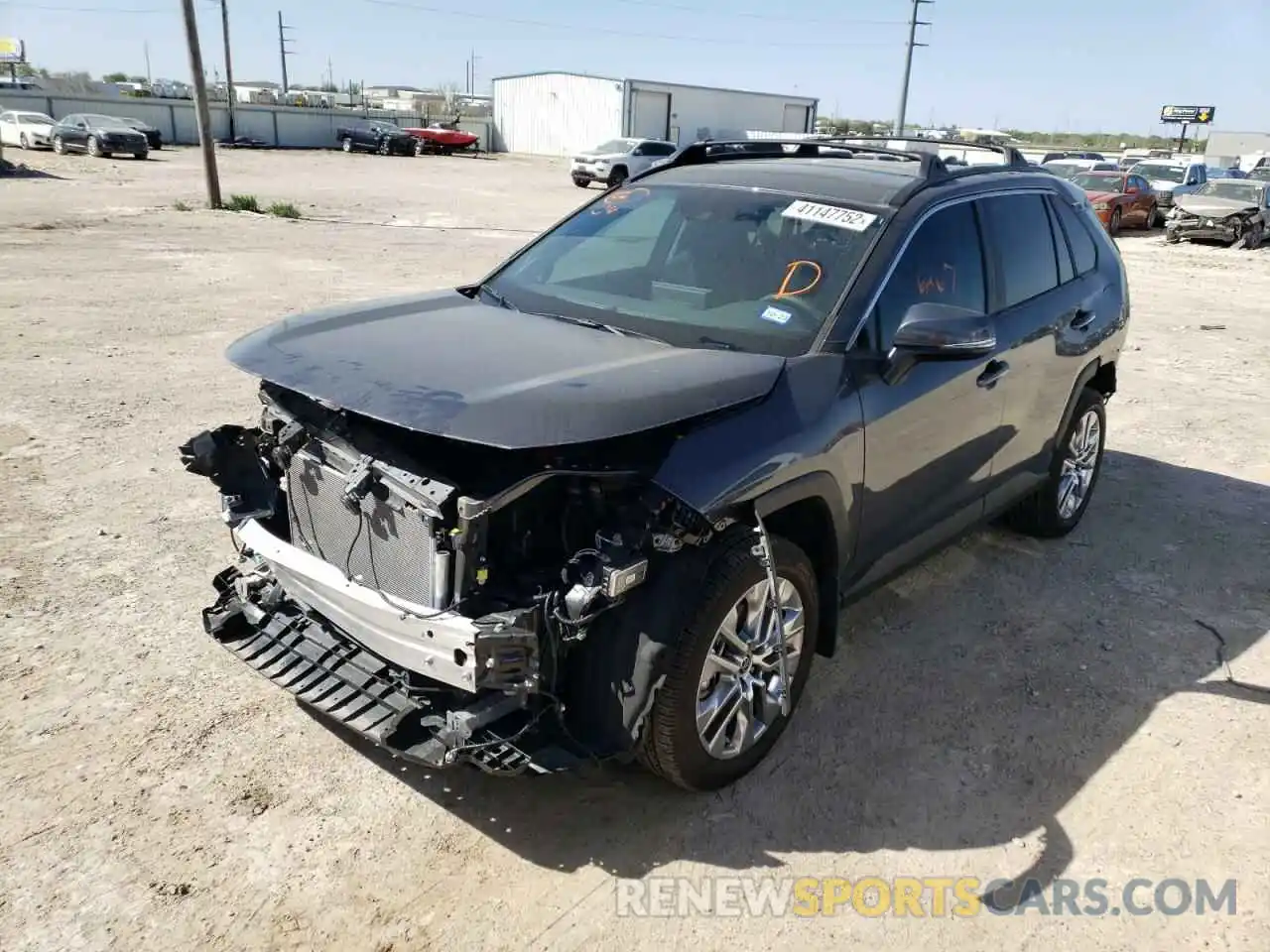 2 Photograph of a damaged car 2T3C1RFVXMC161623 TOYOTA RAV4 2021