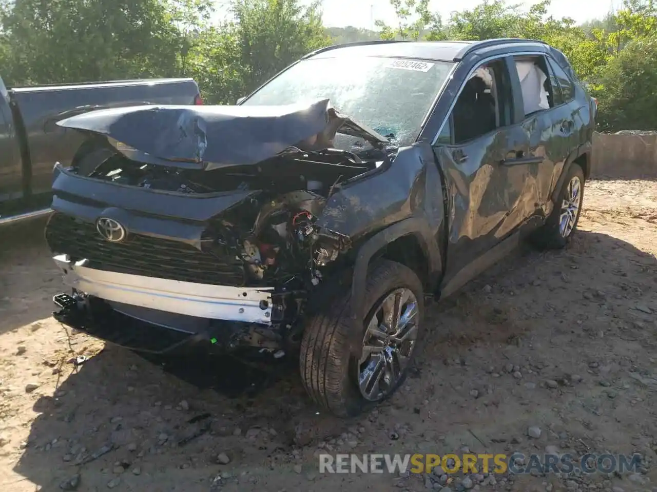 2 Photograph of a damaged car 2T3C1RFVXMC171942 TOYOTA RAV4 2021