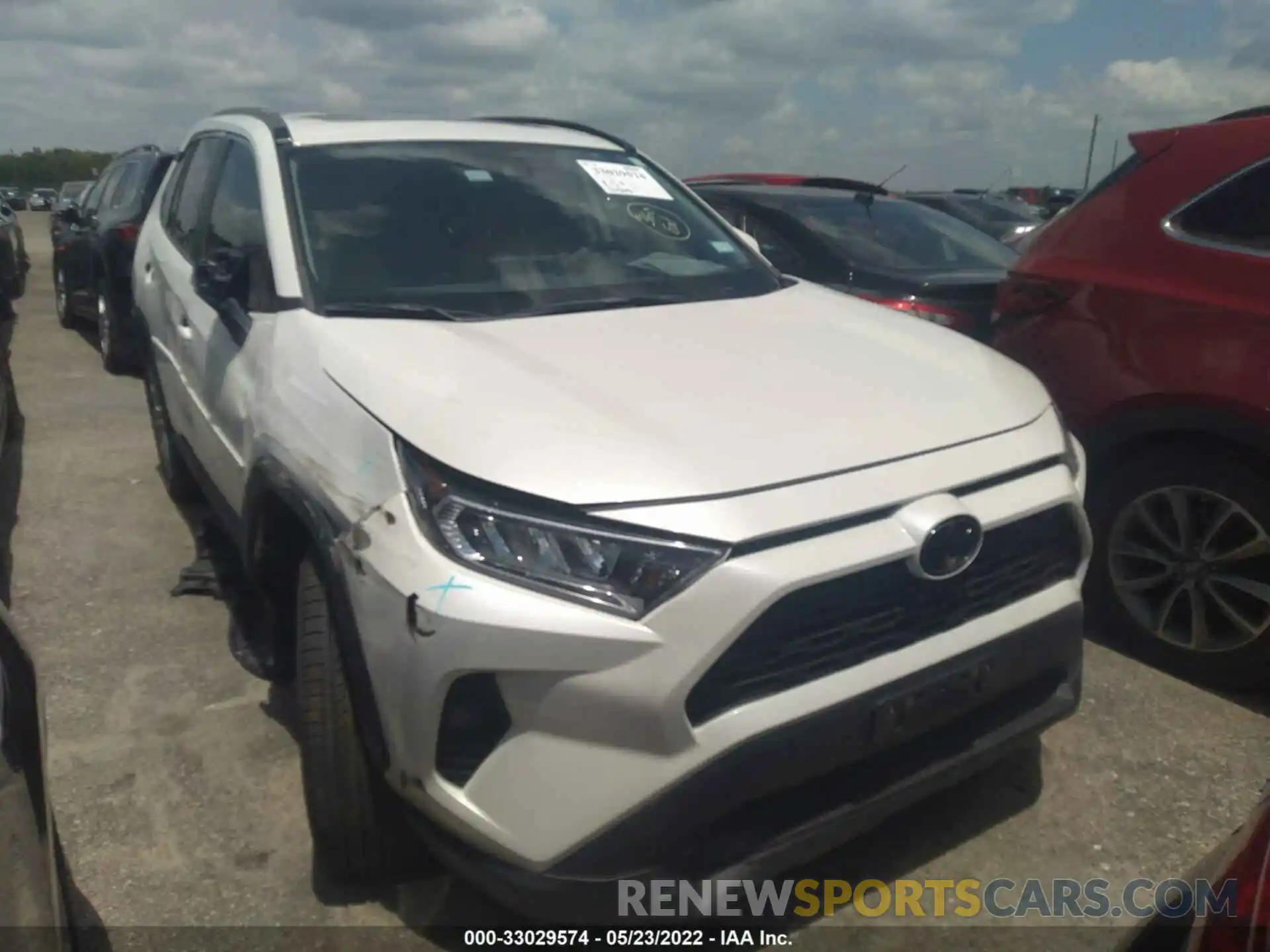 1 Photograph of a damaged car 2T3C1RFVXMW105566 TOYOTA RAV4 2021