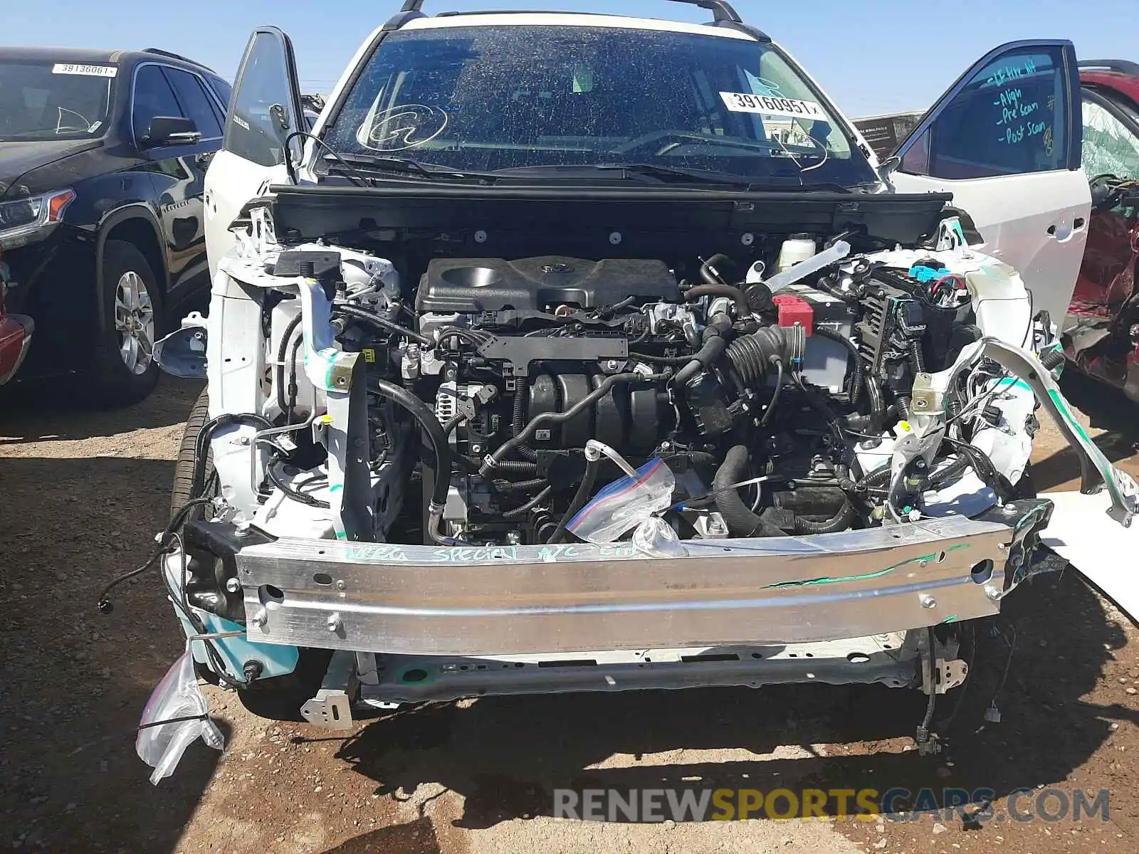 9 Photograph of a damaged car 2T3C1RFVXMW116390 TOYOTA RAV4 2021