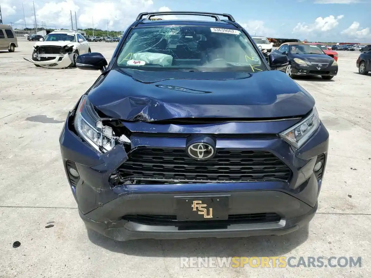 9 Photograph of a damaged car 2T3C1RFVXMW127826 TOYOTA RAV4 2021