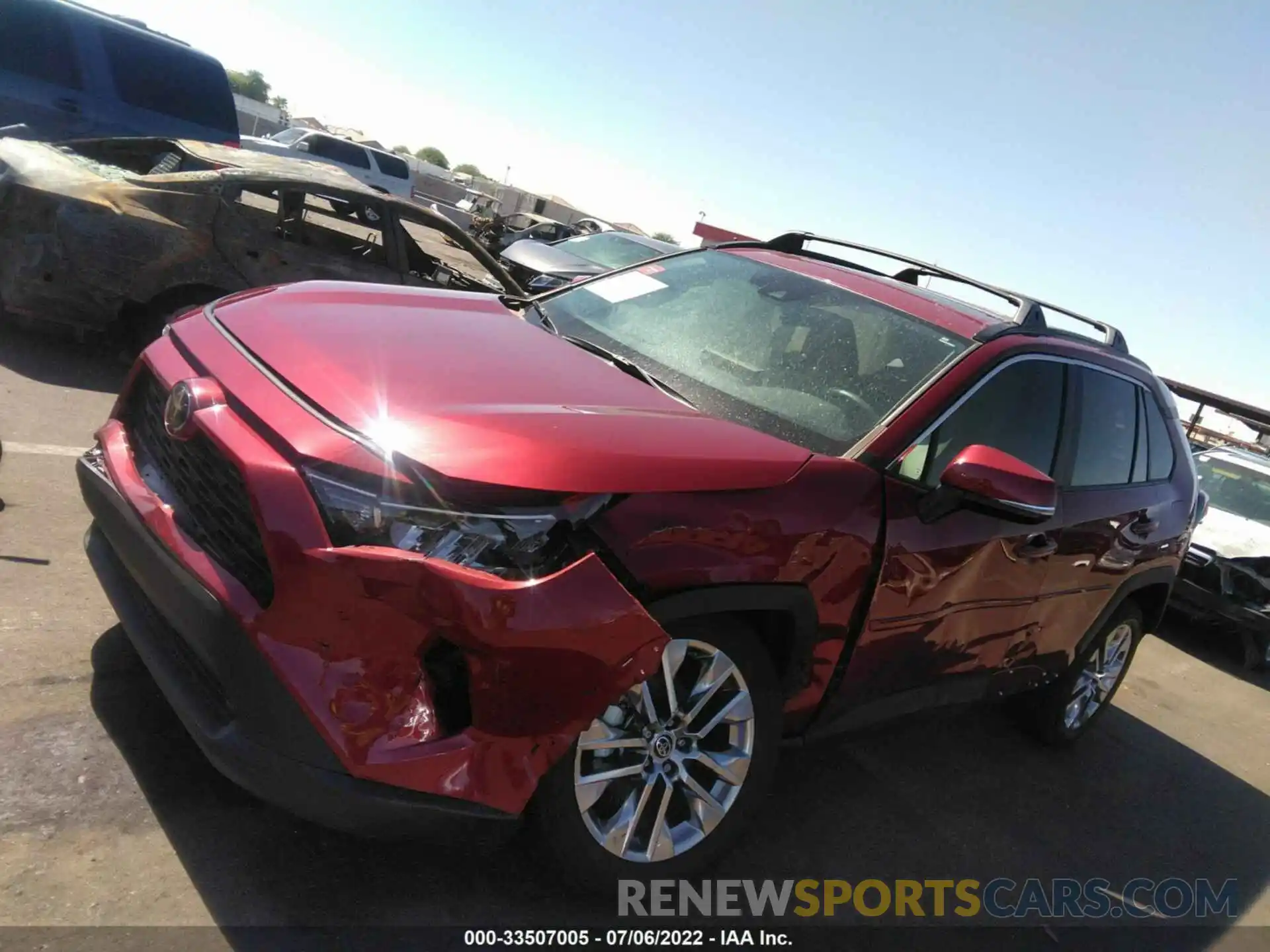 2 Photograph of a damaged car 2T3C1RFVXMW160454 TOYOTA RAV4 2021