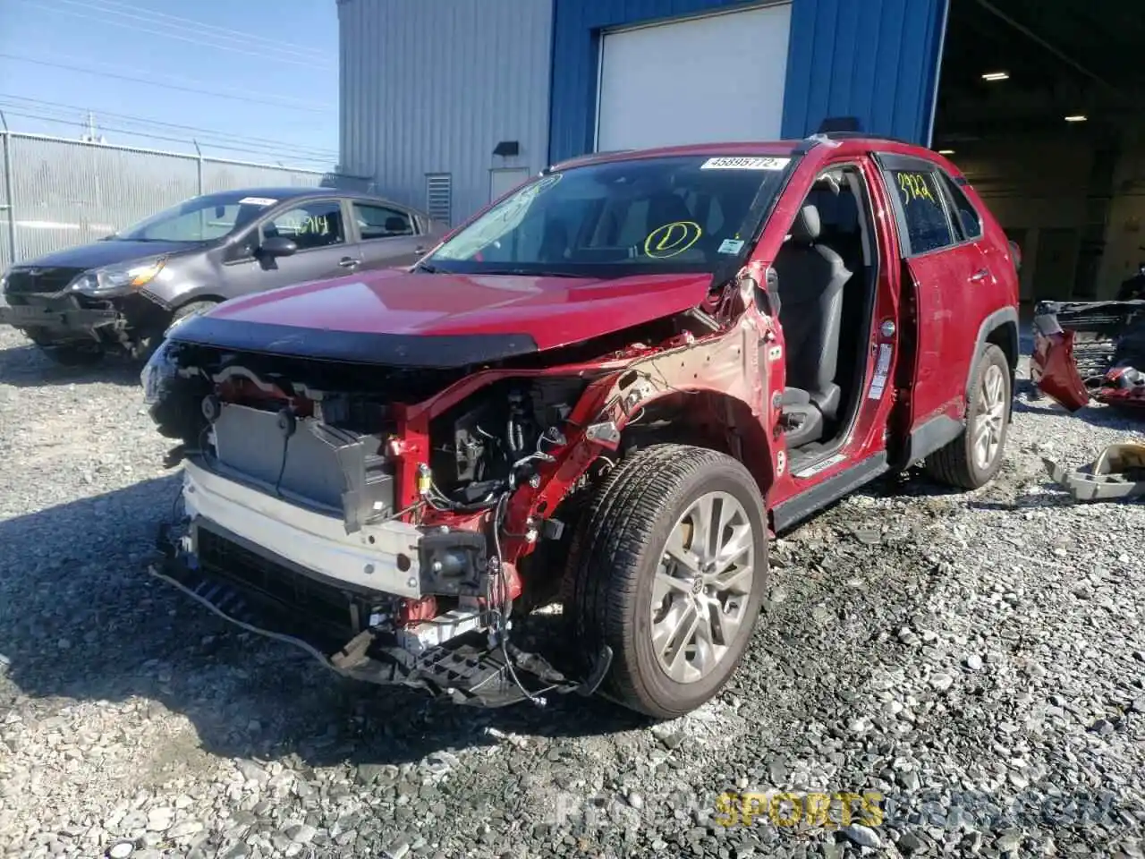 2 Photograph of a damaged car 2T3D1RFV3MW178430 TOYOTA RAV4 2021