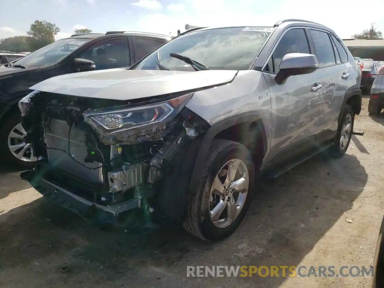 2 Photograph of a damaged car 2T3D6RFV0MW014537 TOYOTA RAV4 2021