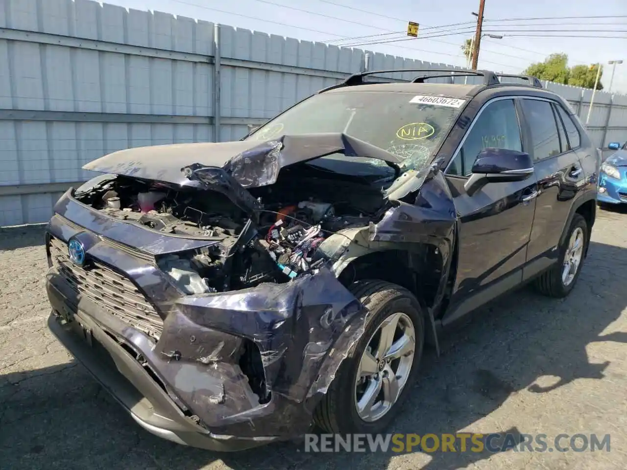 2 Photograph of a damaged car 2T3D6RFV0MW022346 TOYOTA RAV4 2021