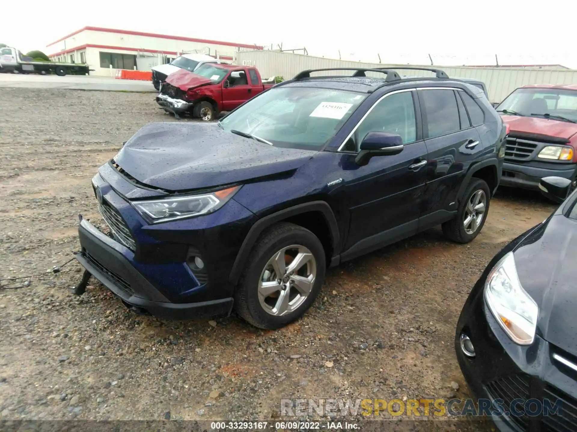 2 Photograph of a damaged car 2T3D6RFV2MW023613 TOYOTA RAV4 2021