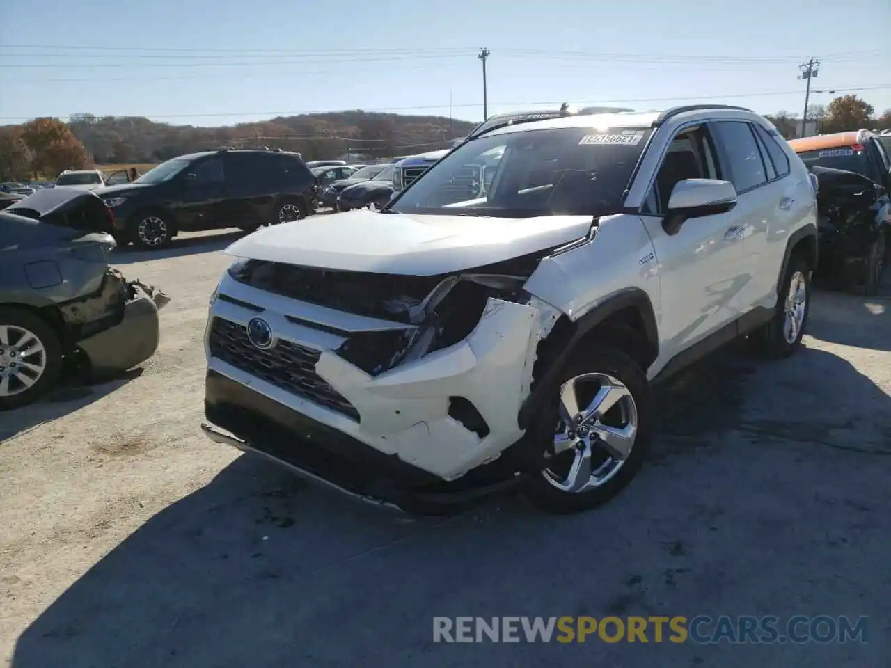 2 Photograph of a damaged car 2T3D6RFV4MW007655 TOYOTA RAV4 2021