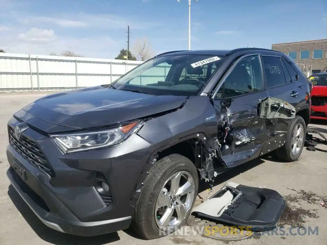 2 Photograph of a damaged car 2T3D6RFV6MW020925 TOYOTA RAV4 2021