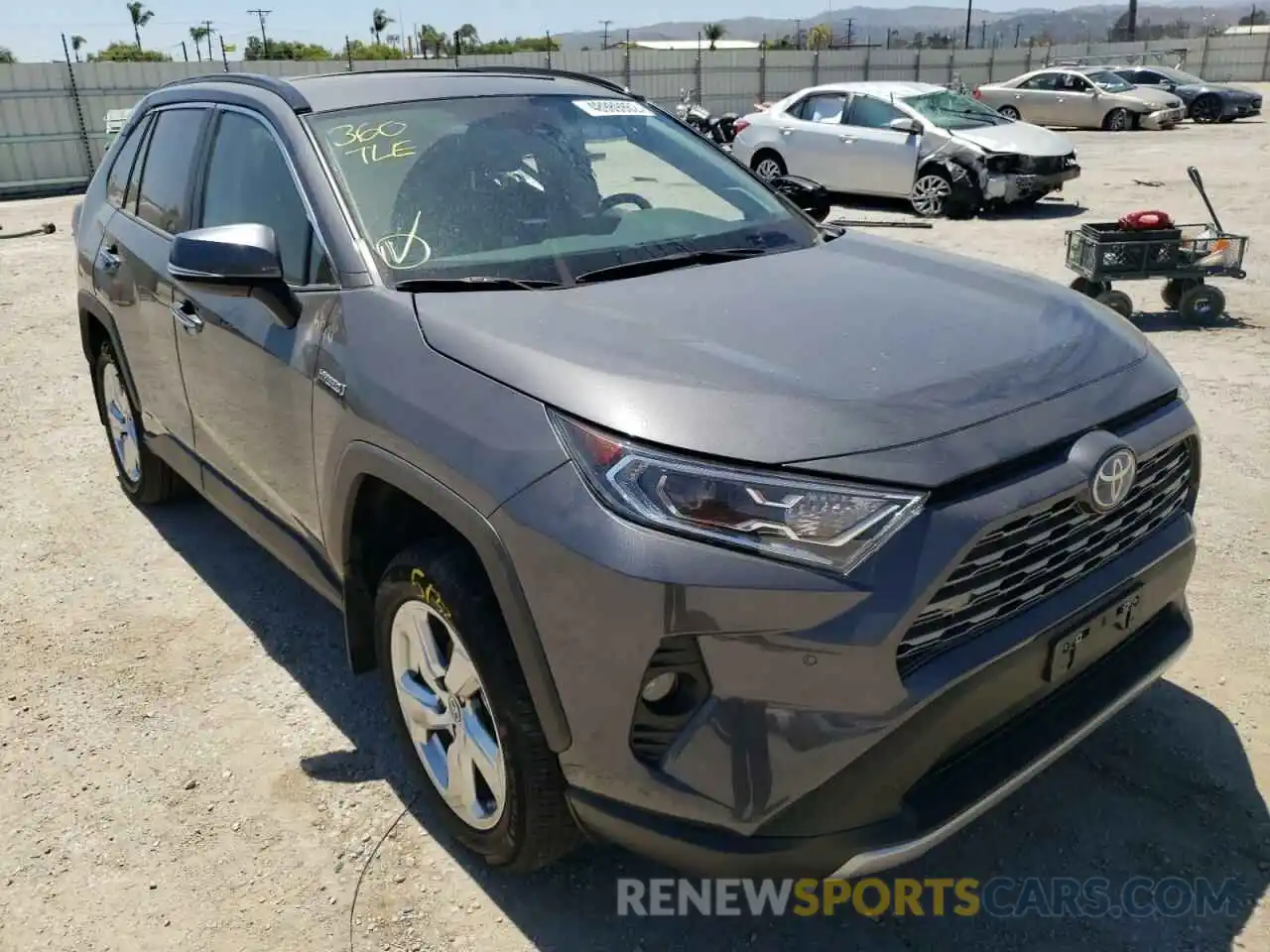 1 Photograph of a damaged car 2T3D6RFV9MW010910 TOYOTA RAV4 2021