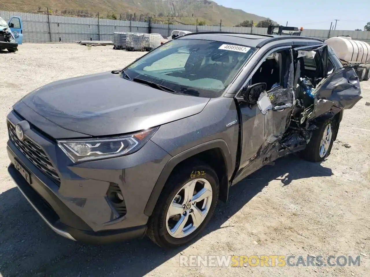 2 Photograph of a damaged car 2T3D6RFV9MW010910 TOYOTA RAV4 2021