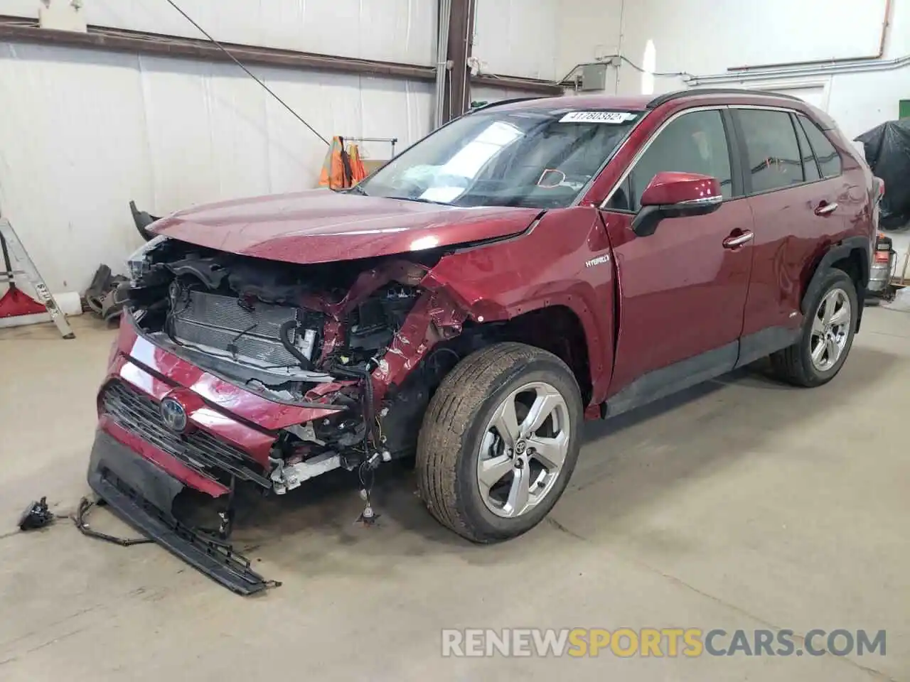 2 Photograph of a damaged car 2T3DWRFV5MW123561 TOYOTA RAV4 2021