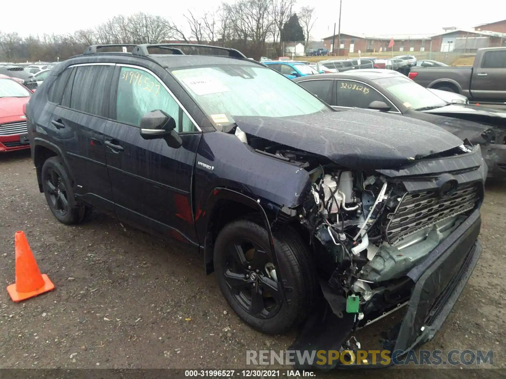 1 Photograph of a damaged car 2T3E6RFV0MW004739 TOYOTA RAV4 2021