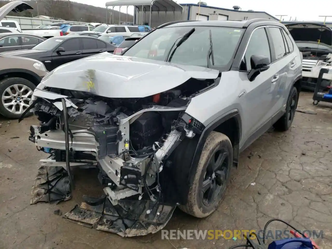 2 Photograph of a damaged car 2T3E6RFV0MW005437 TOYOTA RAV4 2021