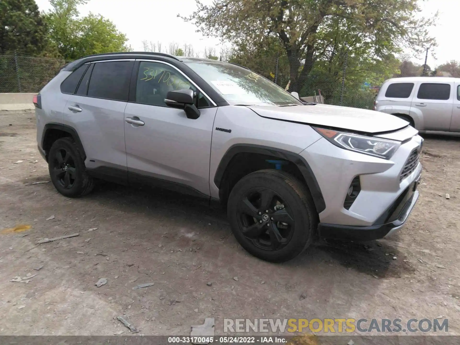 1 Photograph of a damaged car 2T3E6RFV0MW005454 TOYOTA RAV4 2021