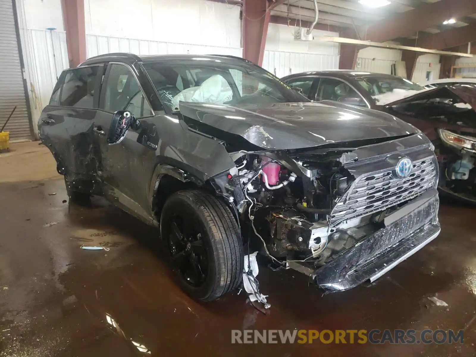 1 Photograph of a damaged car 2T3E6RFV0MW007625 TOYOTA RAV4 2021