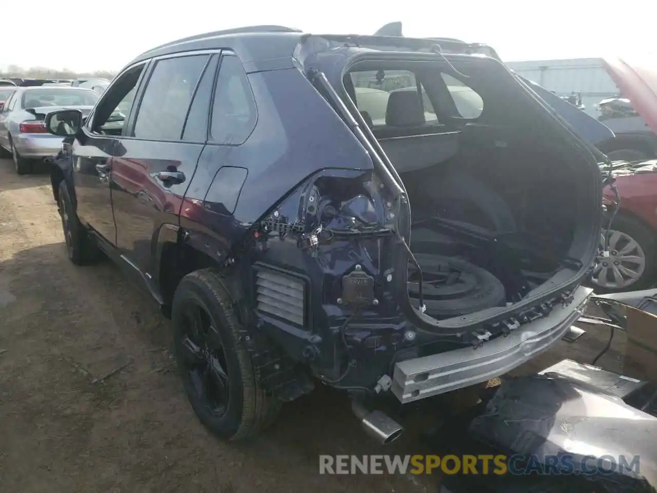 3 Photograph of a damaged car 2T3E6RFV0MW014929 TOYOTA RAV4 2021