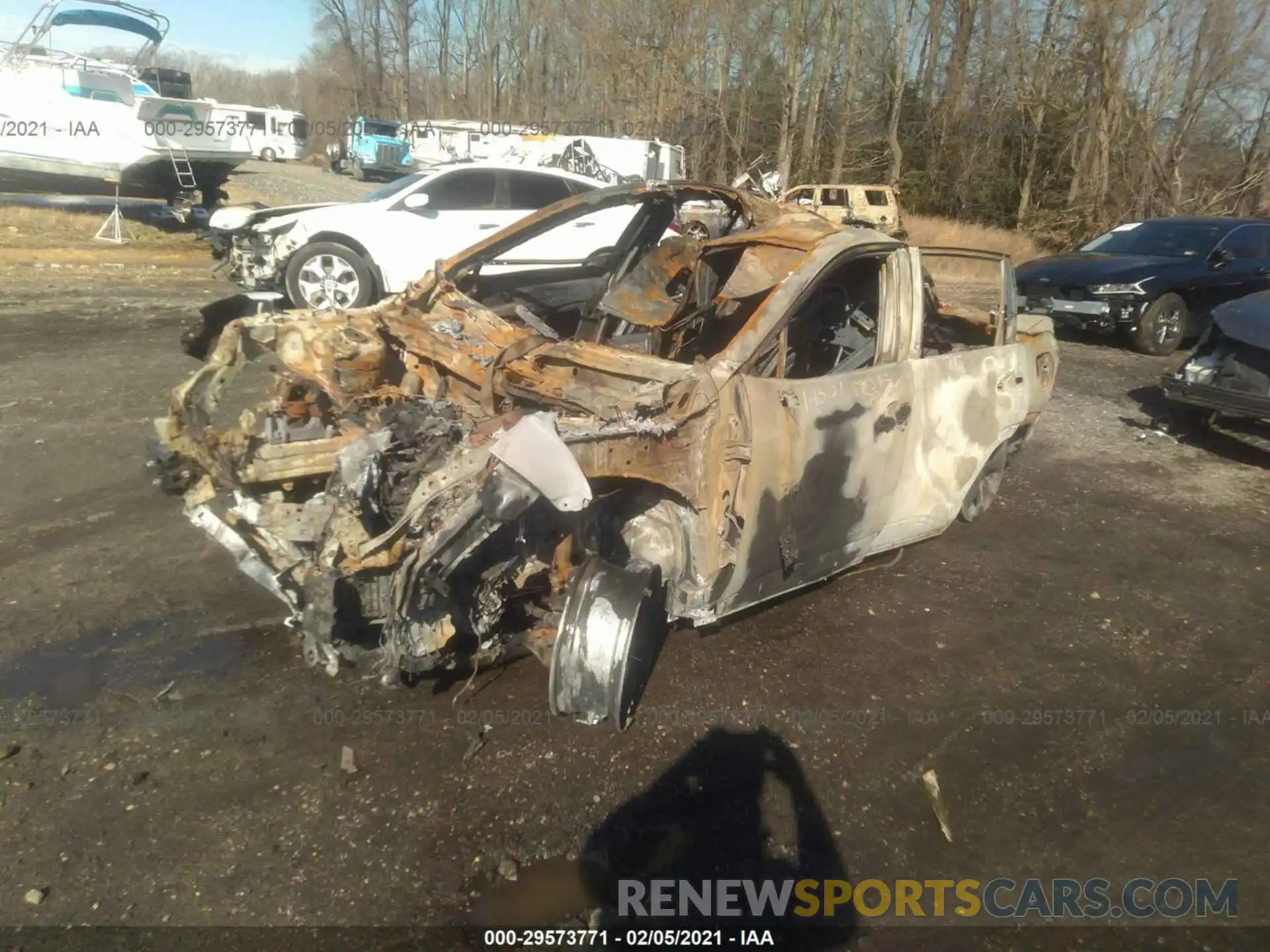 2 Photograph of a damaged car 2T3E6RFV1MW005835 TOYOTA RAV4 2021