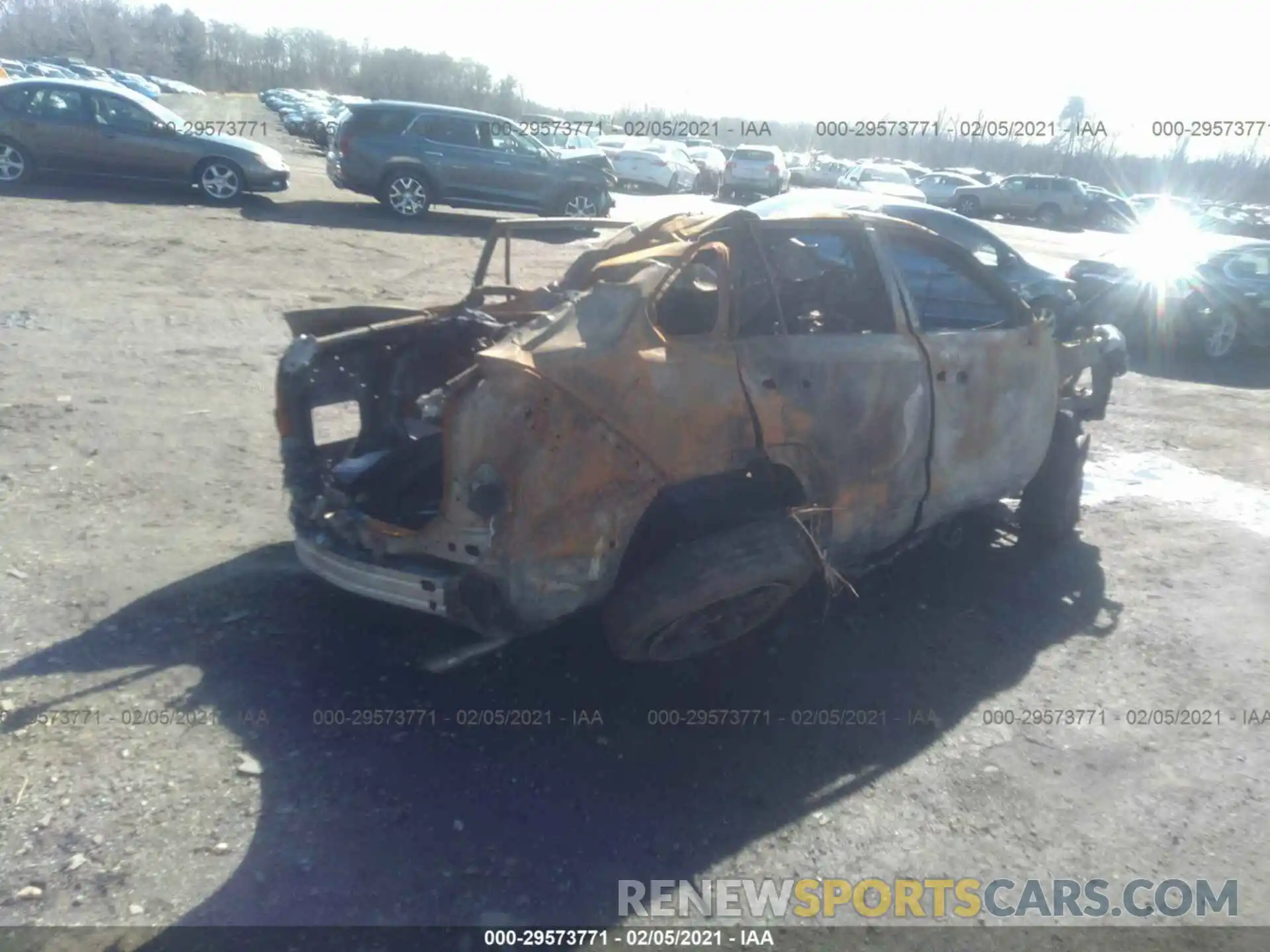 4 Photograph of a damaged car 2T3E6RFV1MW005835 TOYOTA RAV4 2021