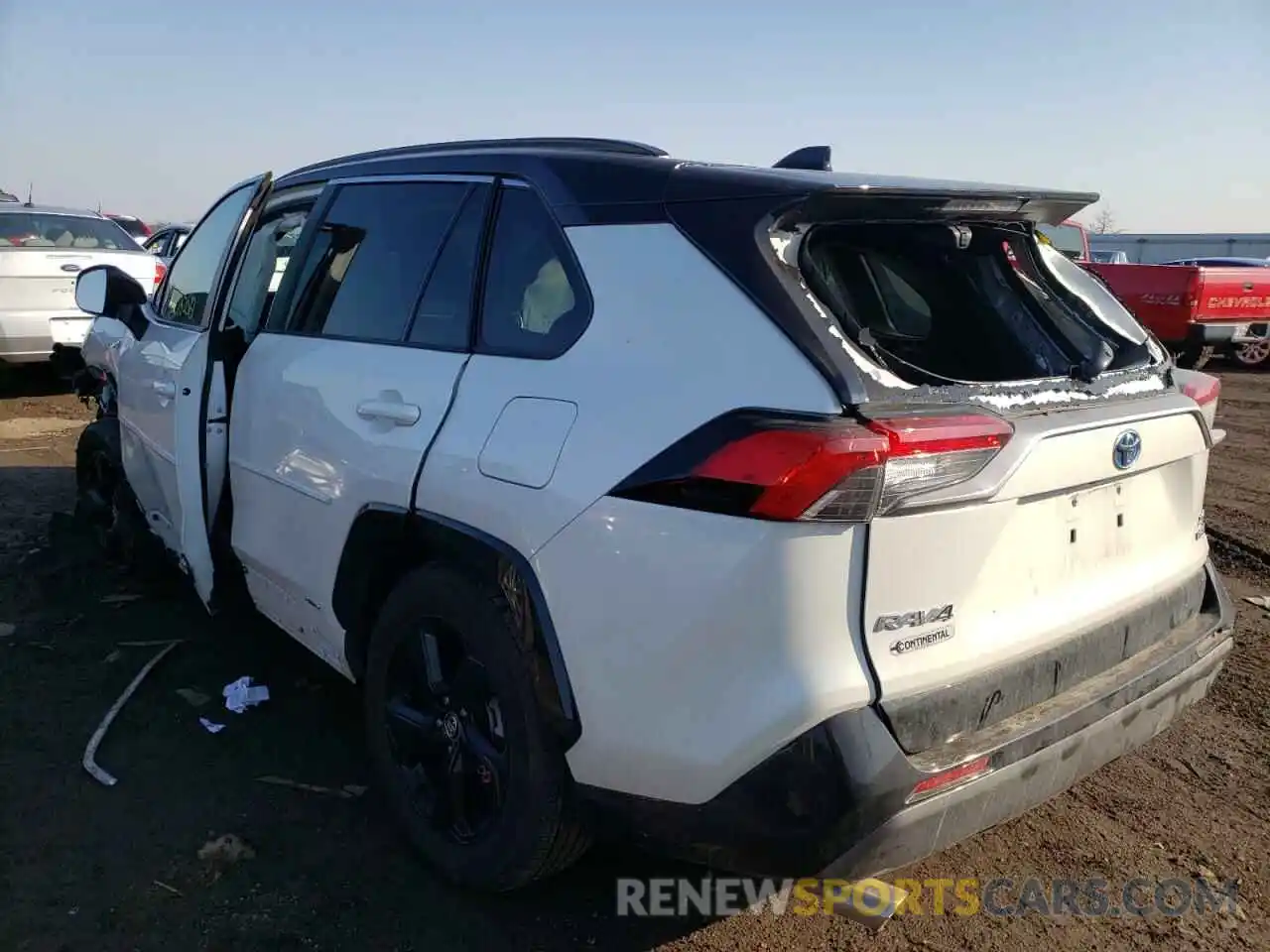 3 Photograph of a damaged car 2T3E6RFV1MW006497 TOYOTA RAV4 2021